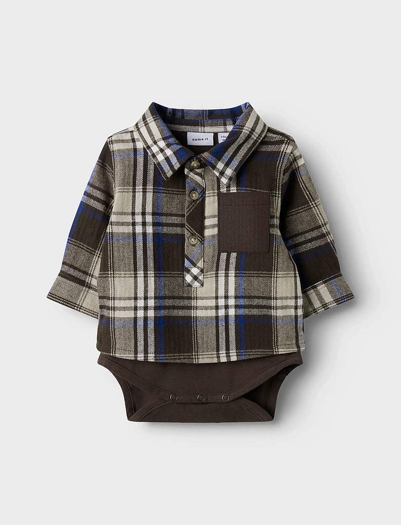 name it - NBMNOLAND LS SHIRT BODY - long-sleeved bodies - delicioso - 0