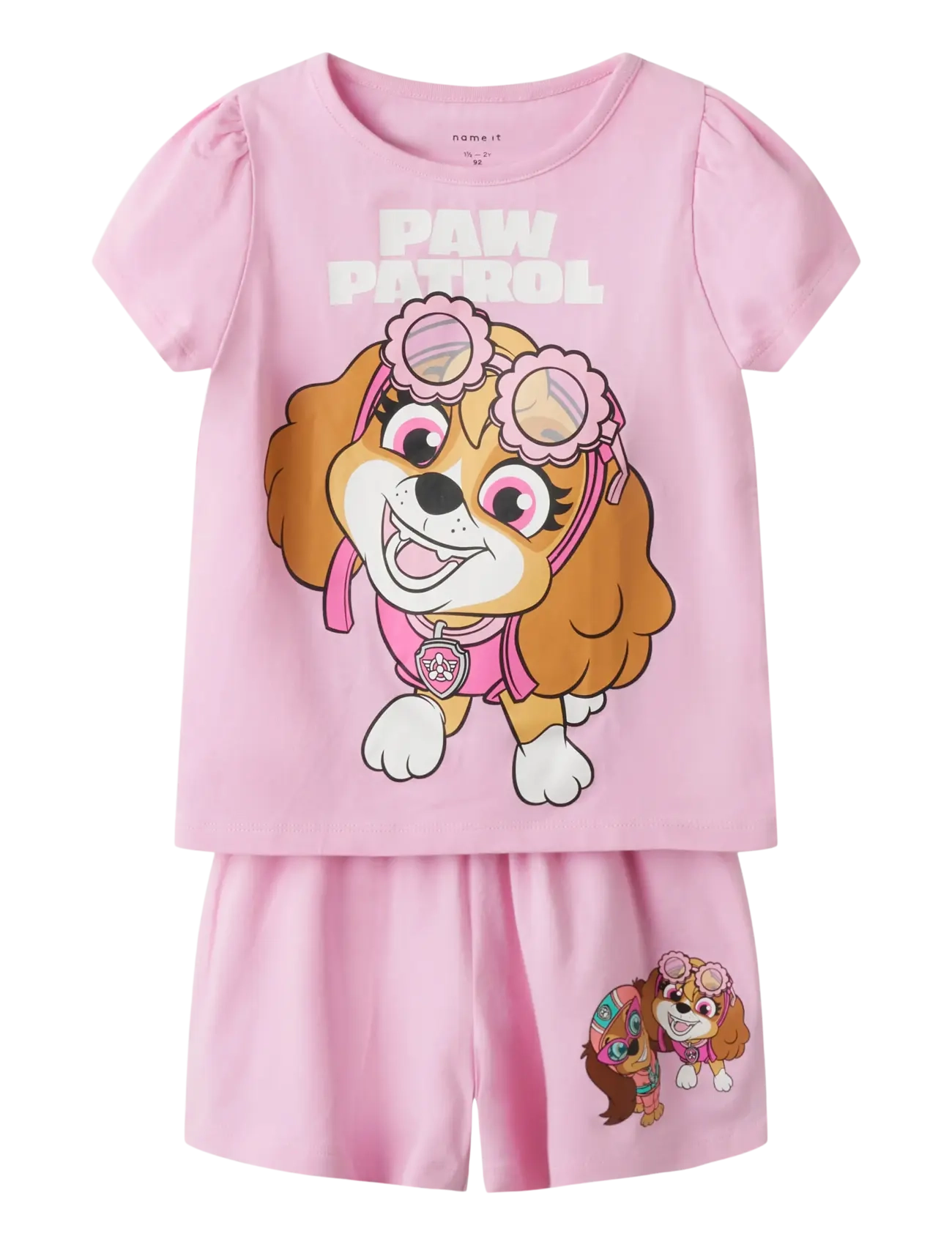 name it NMFMAM PAW SS NIGHTSET CPLG - Klær - PINK FROSTING / pink/rose