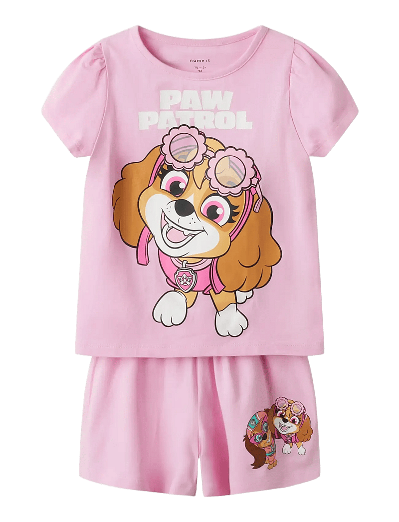 name it - NMFMAM PAW SS NIGHTSET CPLG - pyjama-sets - pink frosting - 3