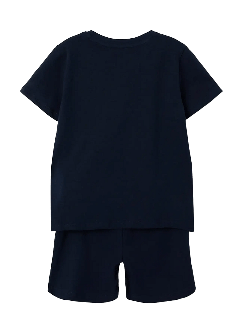 name it - NMMMAZE PAW SS NIGHTSET CPLG - pyjama-sets - dark sapphire - 1