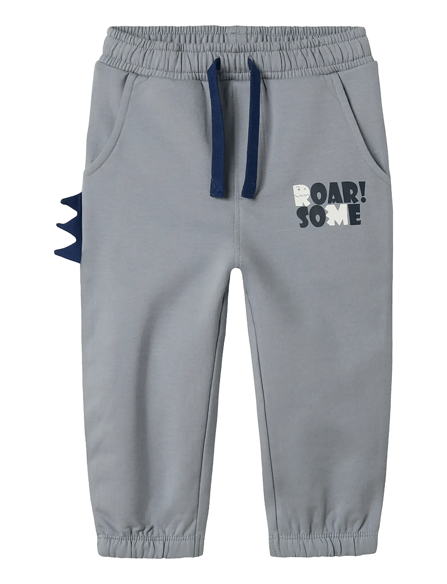 name it - NMMNASH NREG SWEAT PANT BRU BOX - sporta bikses - tradewinds - 1