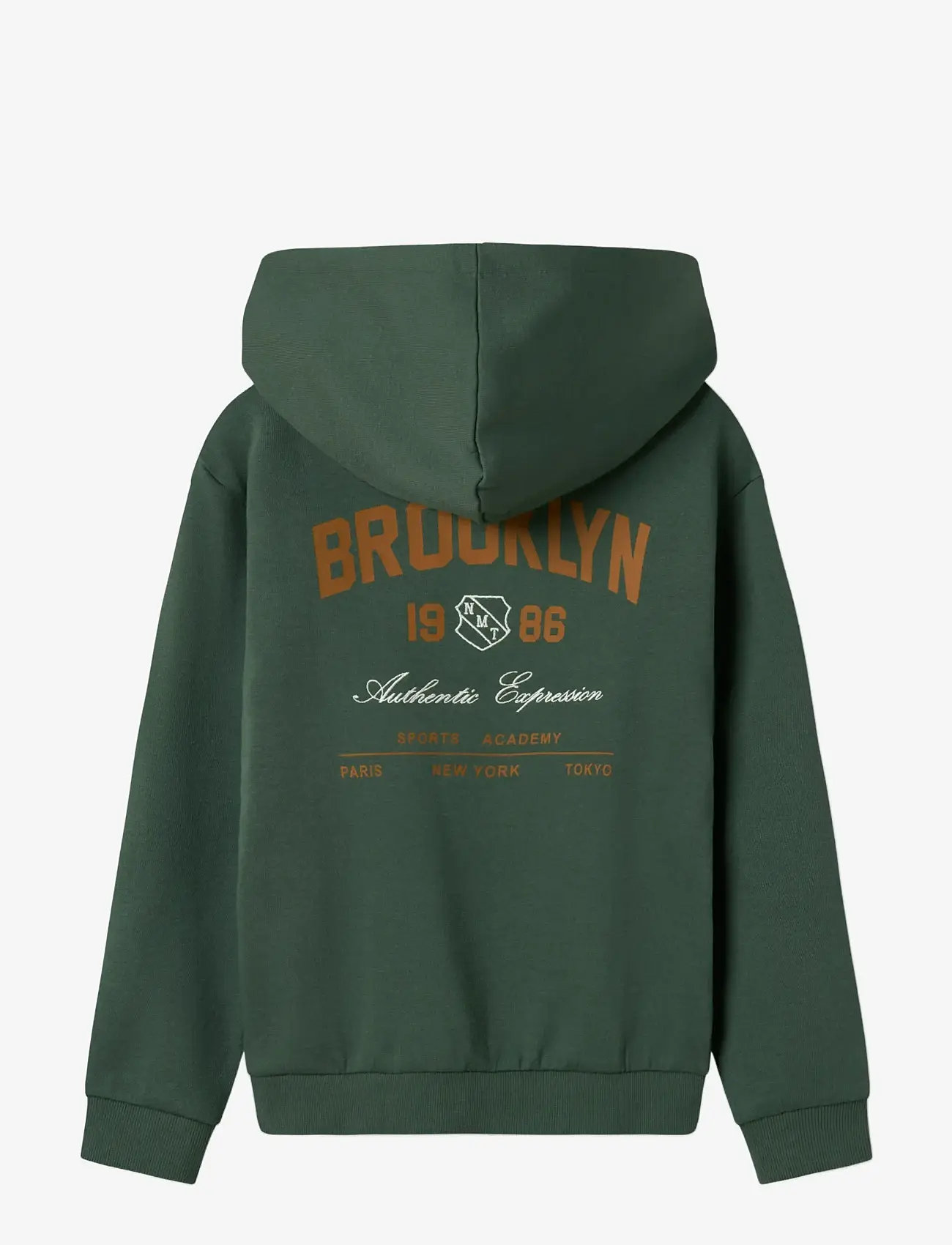 name it - NKMNEWI LS NREG SWEAT WH BRU - huvtröjor - garden topiary - 2