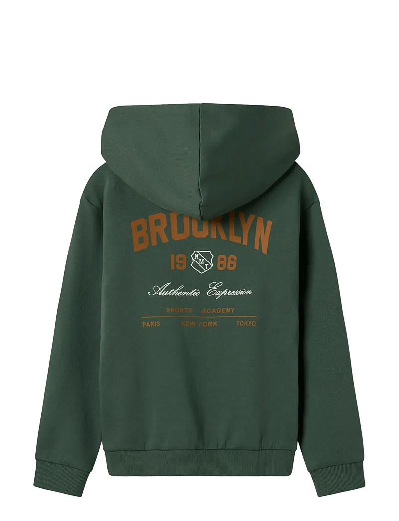 name it - NKMNEWI LS NREG SWEAT WH BRU - huvtröjor - garden topiary - 2