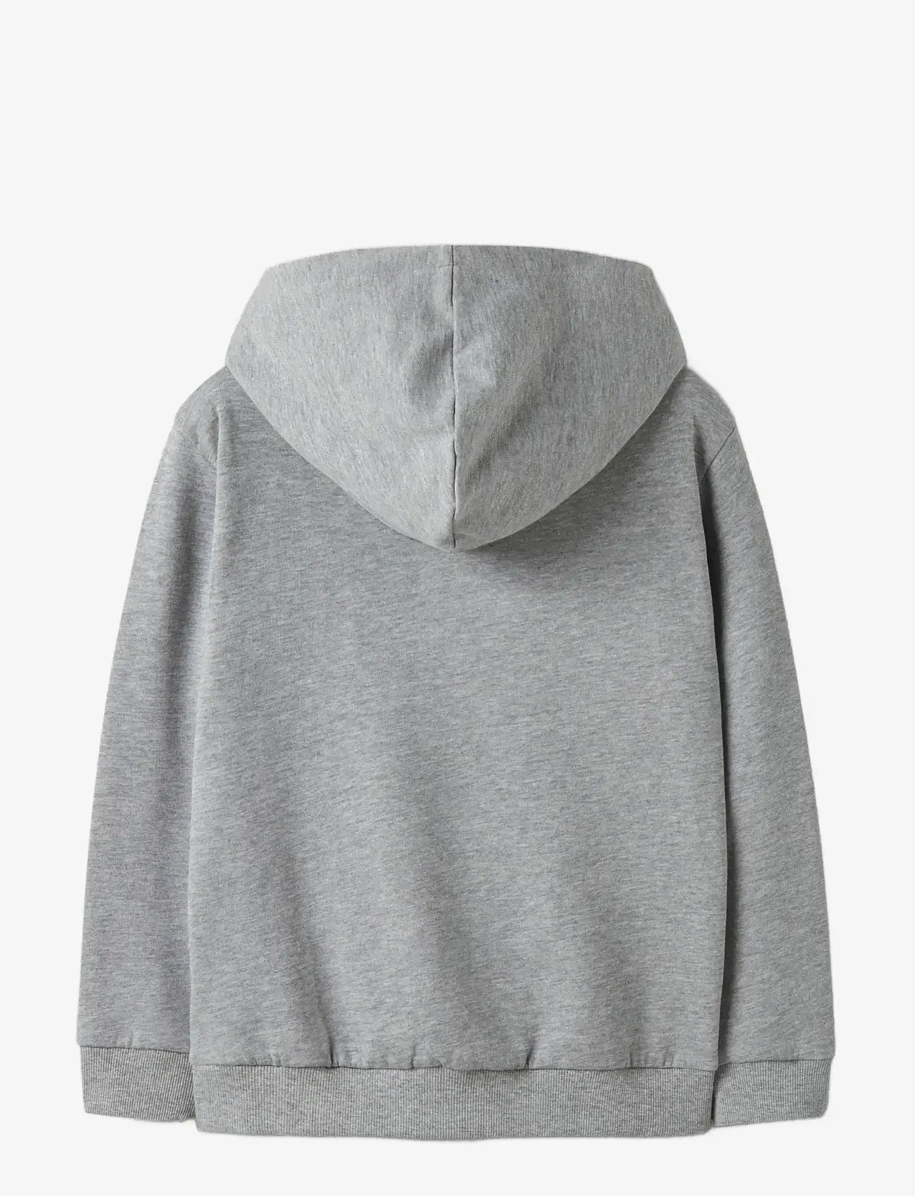 name it - NKMNEWI LS NREG SWEAT WH BRU - hættetrøjer - grey melange - 1