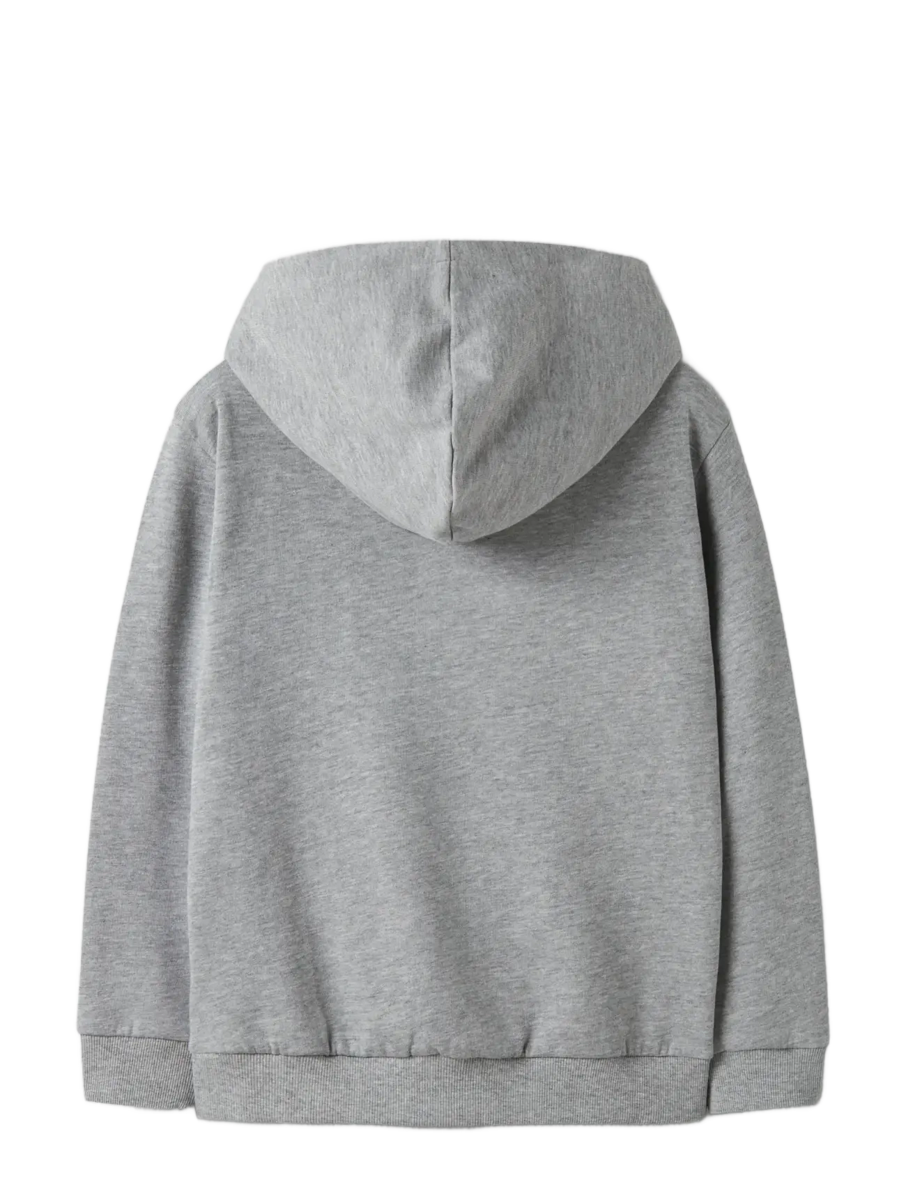 name it - NKMNEWI LS NREG SWEAT WH BRU - kapuzenpullover - grey melange - 1