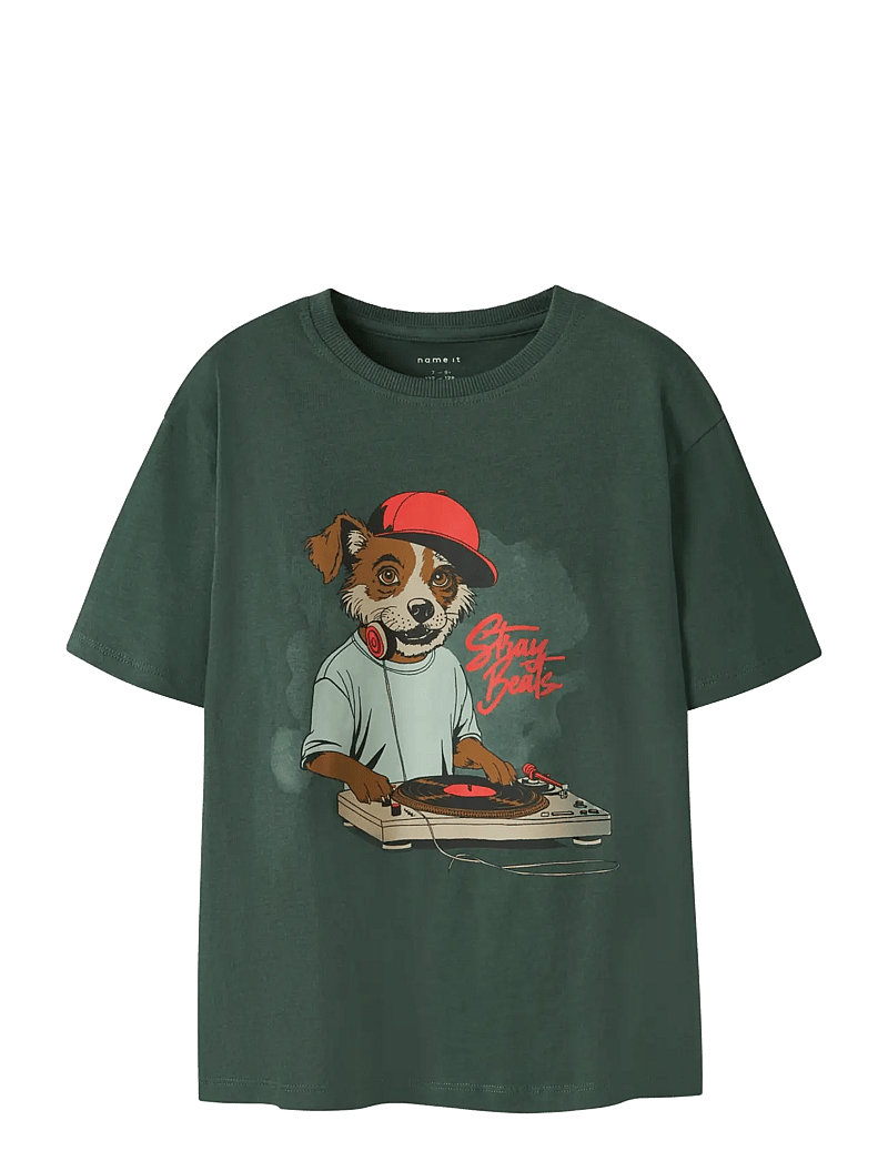 name it - NKMNOVA SS NREG TOP BOX - kortermede t-skjorter - garden topiary - 0