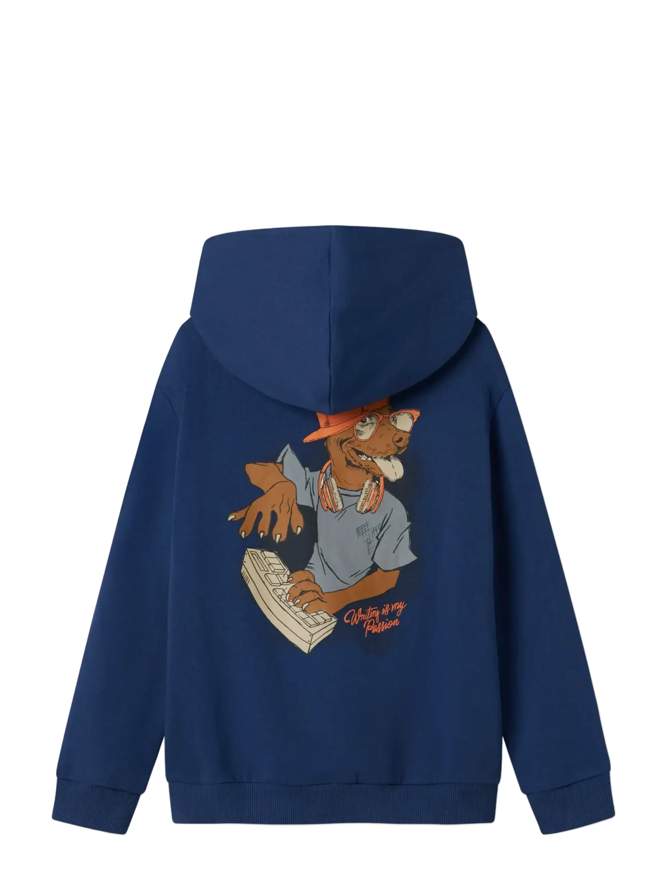 name it - NKMNOPAL LS NREG SWEAT WH BRU - kapuzenpullover - blueprint - 1