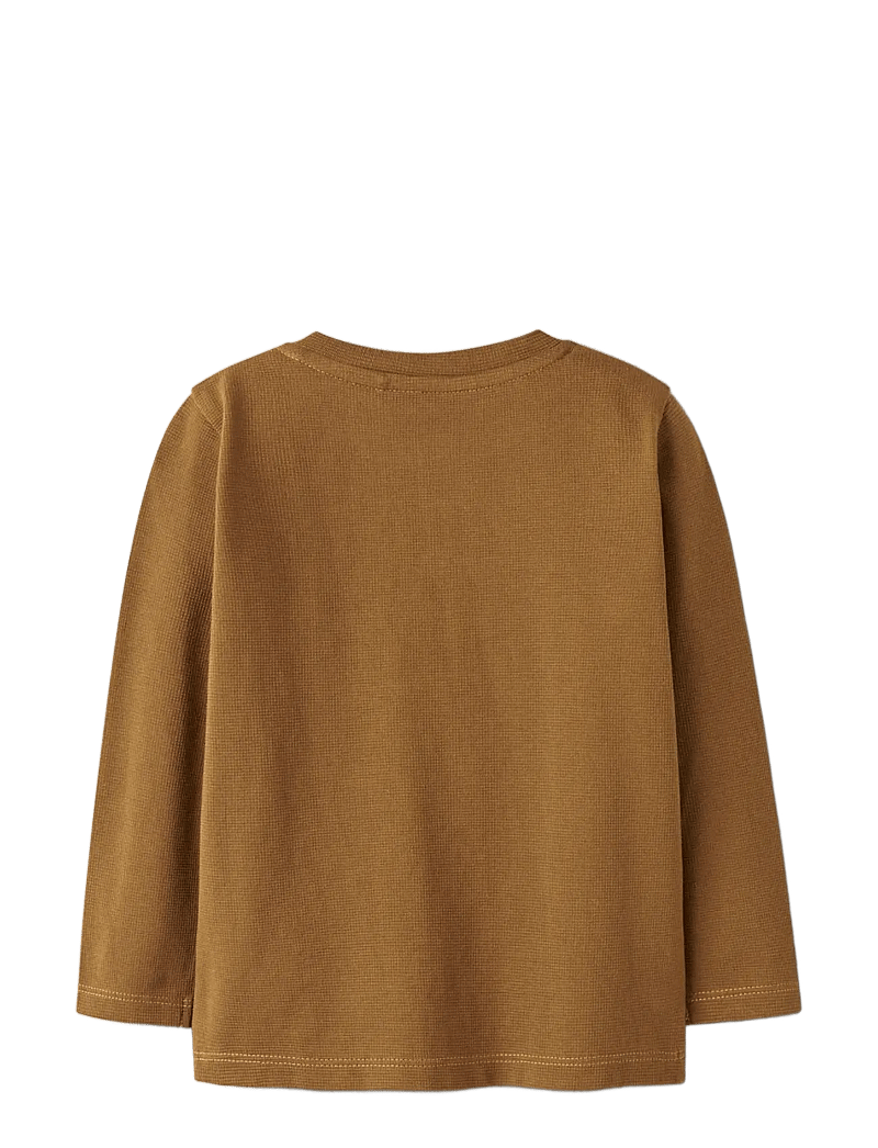 name it - NMMNOTE LS GRANDAD TOP - långärmade t-shirts - rubber - 2