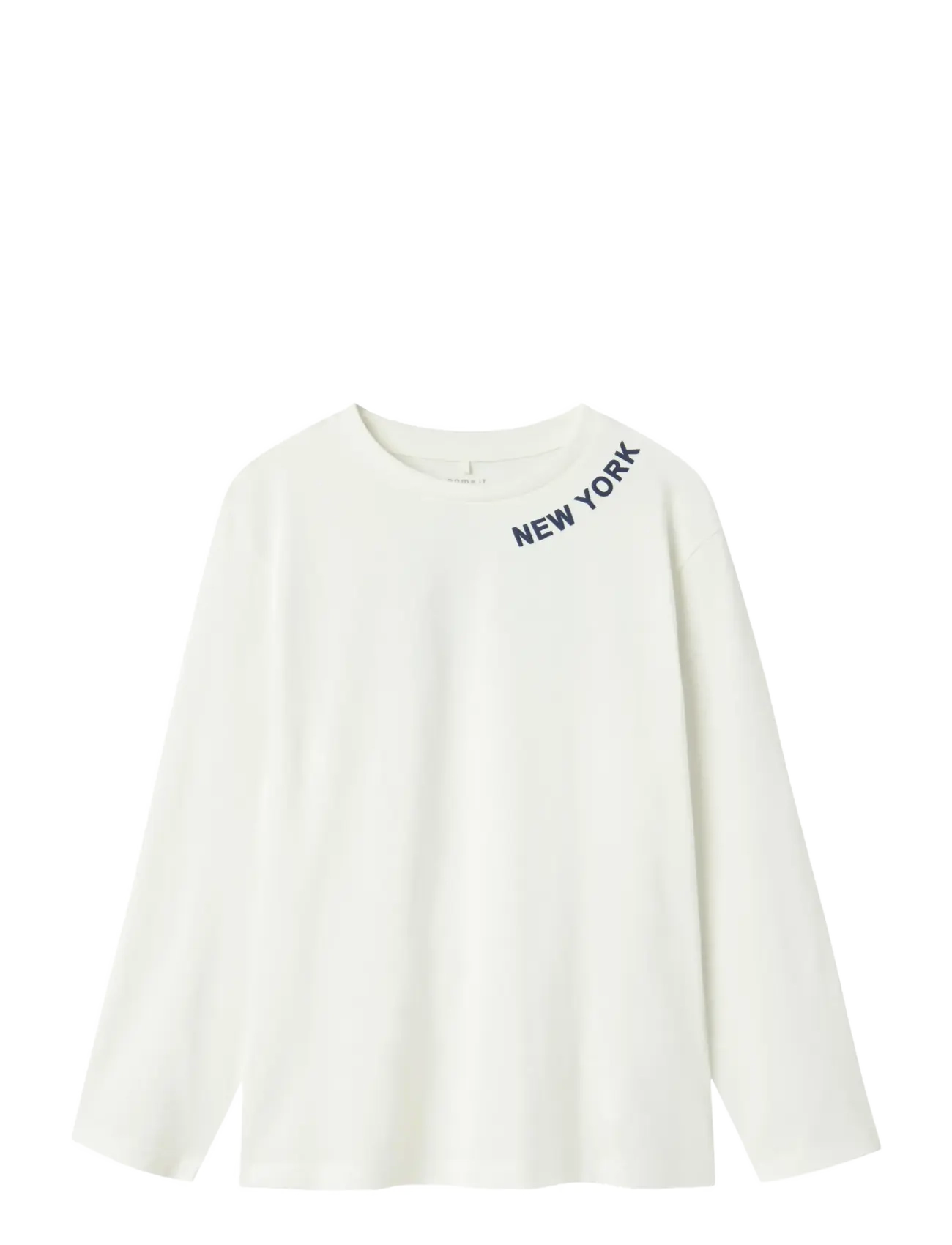 name it NKMNEPOL LS NREG TOP BOX - 4 for 3 - CLOUD DANCER / white