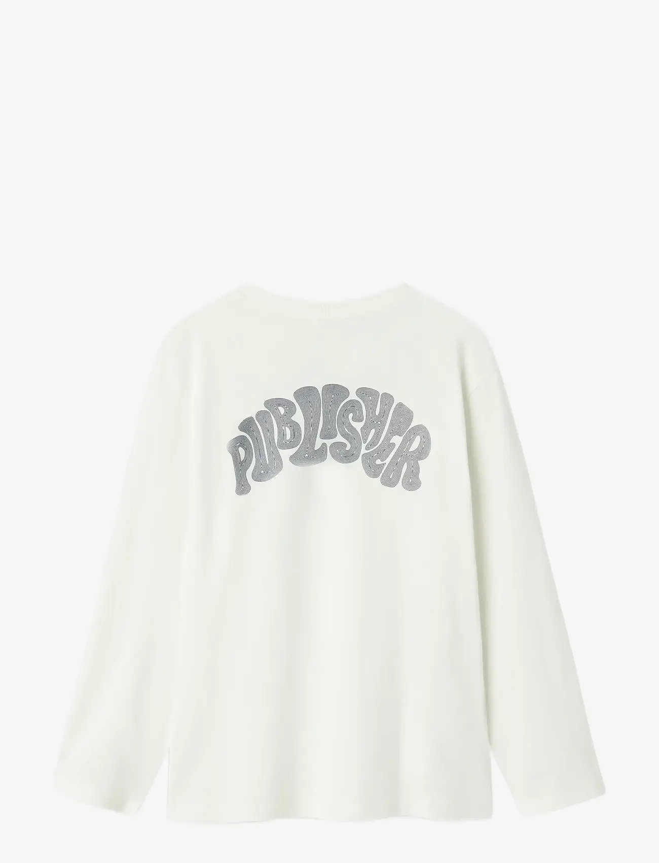name it - NKMNEPOL LS NREG TOP BOX - pikkade varrukatega t-särgid - cloud dancer - 1