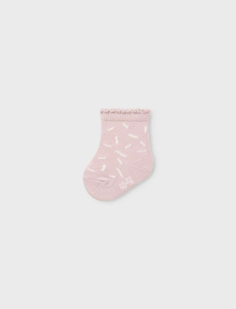 name it - NBFNUPCAKE 2P SOCK - cloud dancer - 3