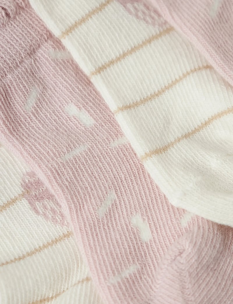 name it - NBFNUPCAKE 2P SOCK - cloud dancer - 2