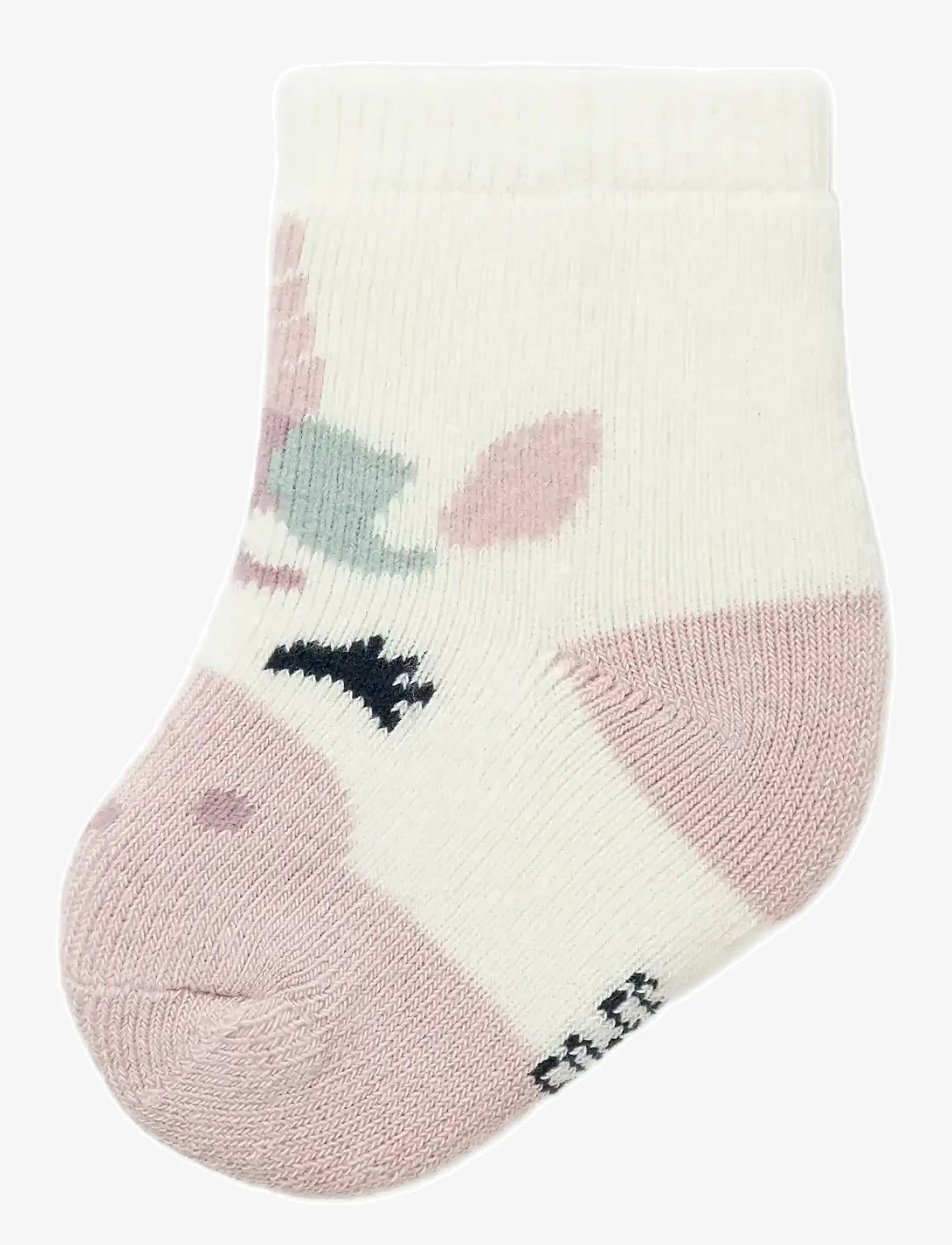 name it - NBFNUNICORN TERRY FROTTE SOCK - vauvan sukat - cloud dancer - 0