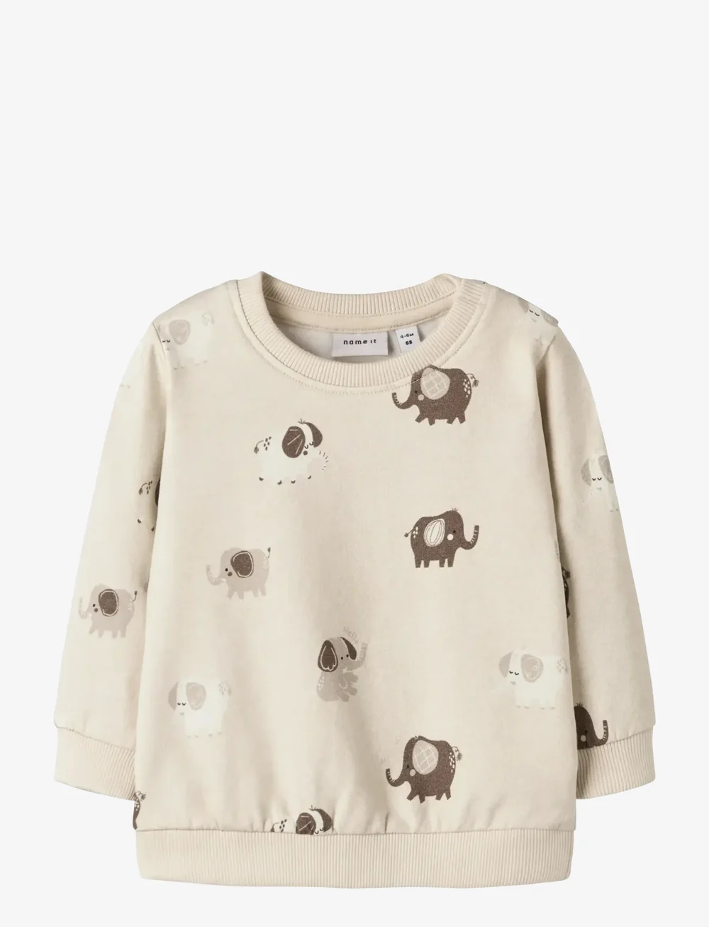 name it - NBNOHAPI LS SWEAT BRU - sweatshirts - peyote melange - 0