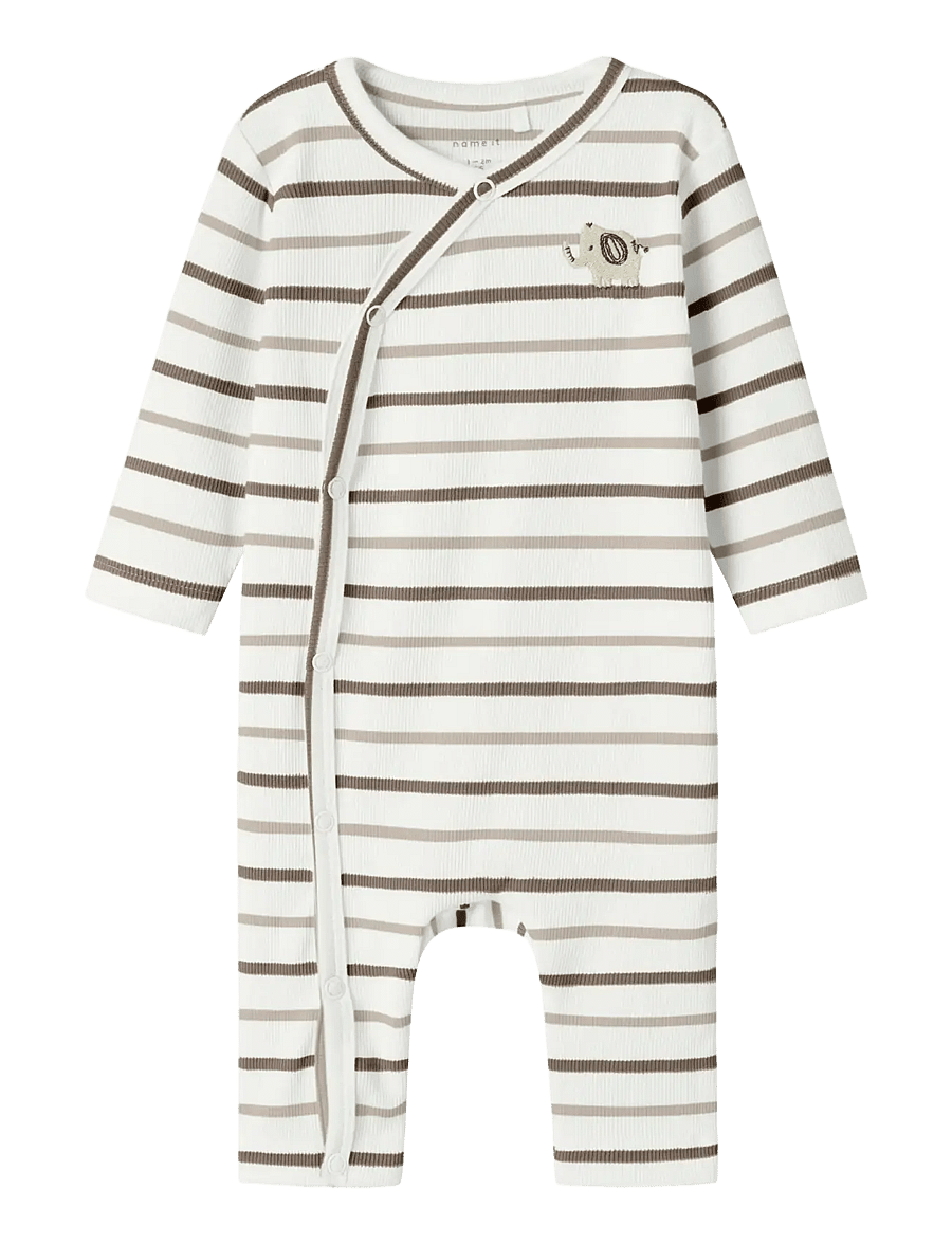name it - NBNOFANT WRAP BODYSUIT - cloud dancer - 0
