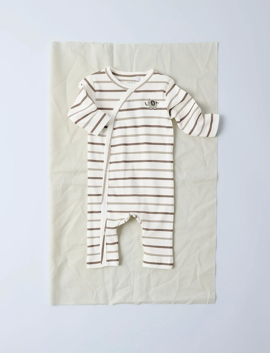 name it - NBNOFANT WRAP BODYSUIT - cloud dancer - 3