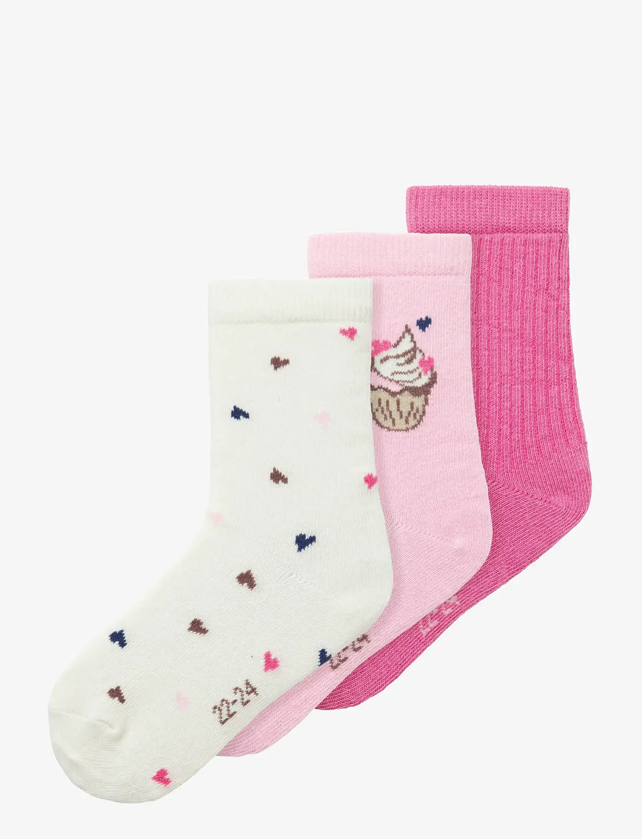 name it - NMFNALA 3P SOCK - peppercorn - 0