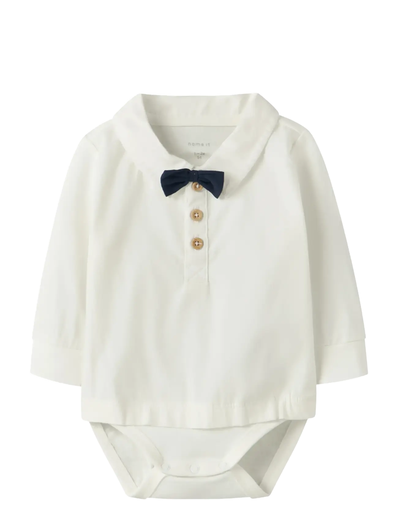 name it NBMNOLLER LS BODY - Riided - CLOUD DANCER / cream