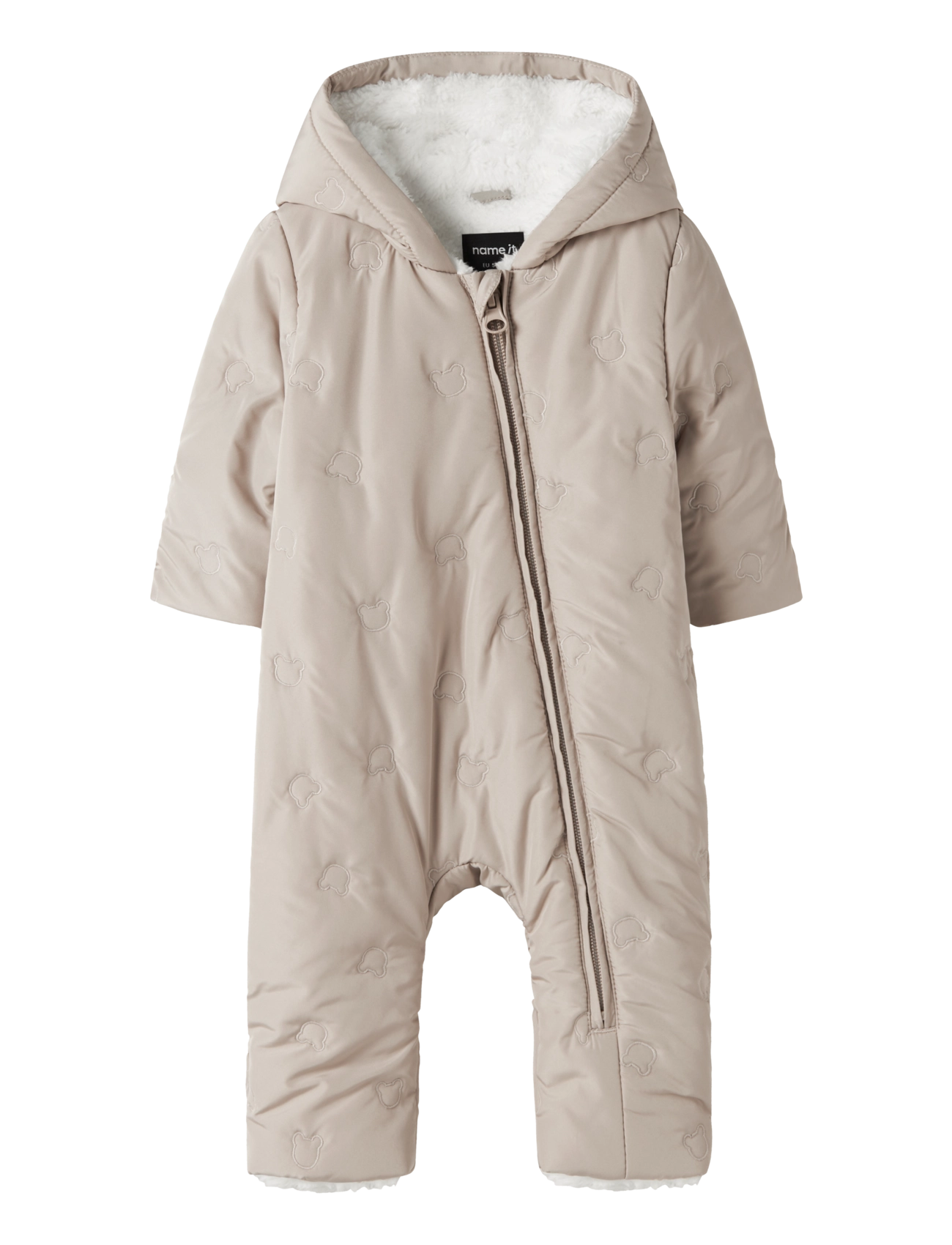 name it NBNMASOFT SUIT - Lõbu välitingimustes - PURE CASHMERE / beige