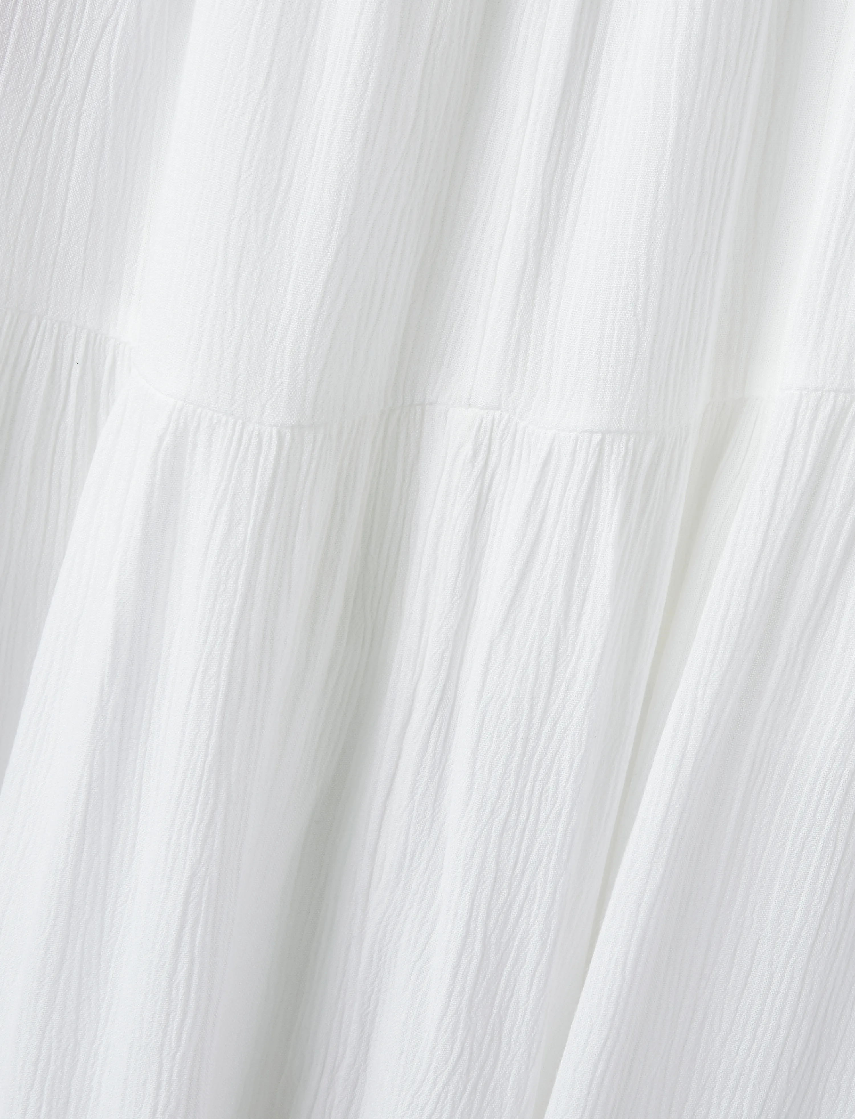 name it - NKFHANNYA LONG SKIRT - maxi skirt - bright white - 3
