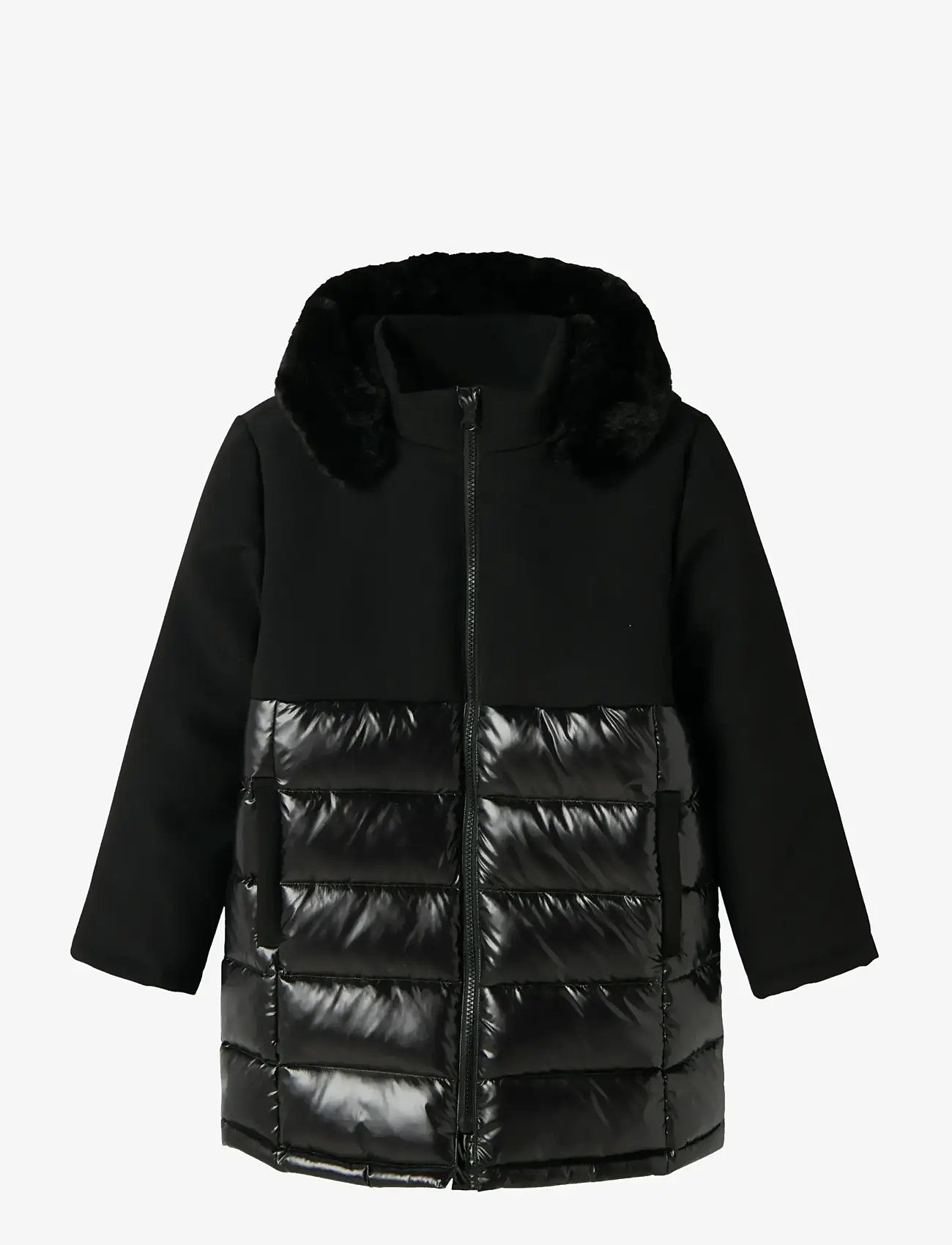 name it - NKFMAROL JACKET LONG1 - winterjacke - black - 0