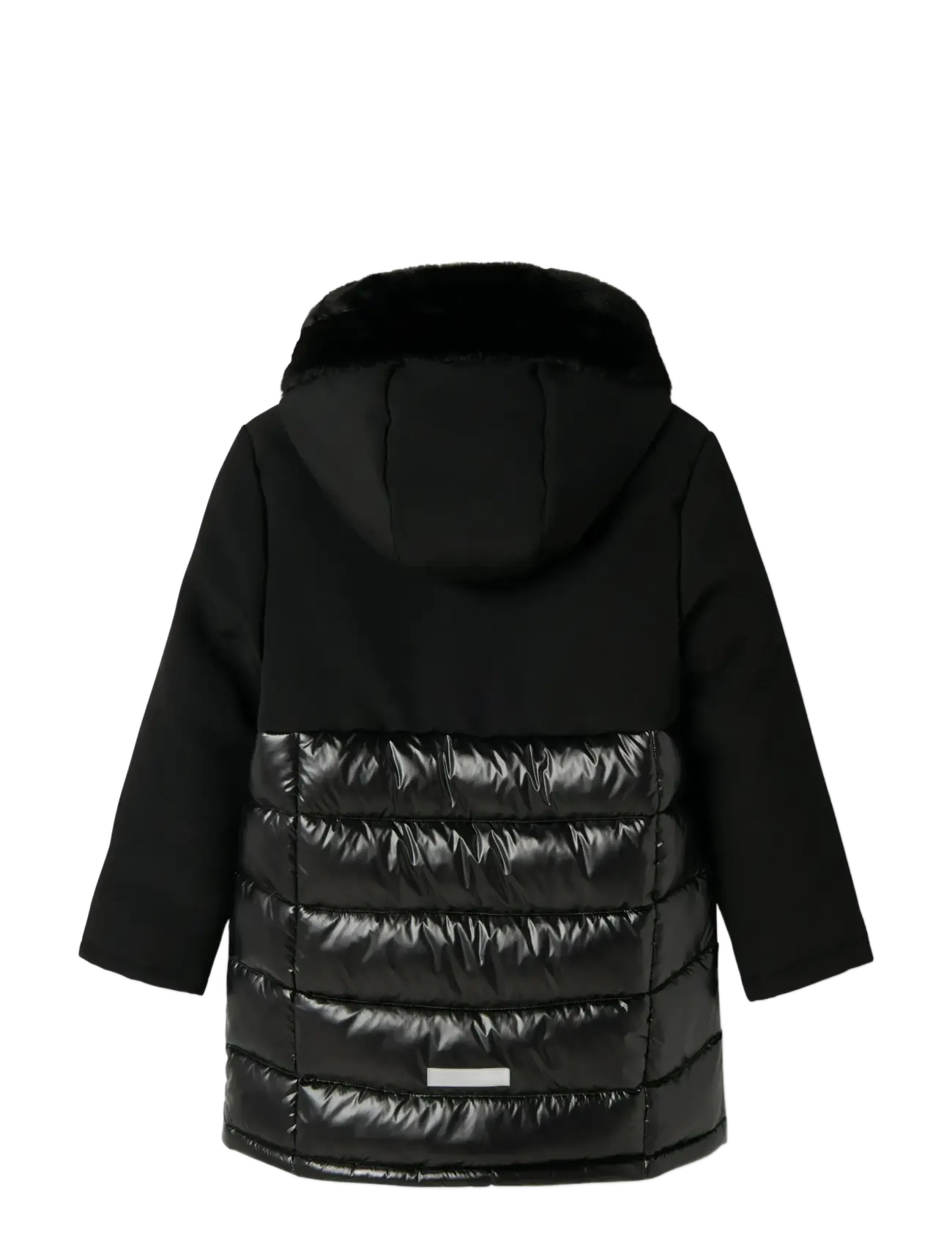 name it - NKFMAROL JACKET LONG1 - Üleriided - black - 2