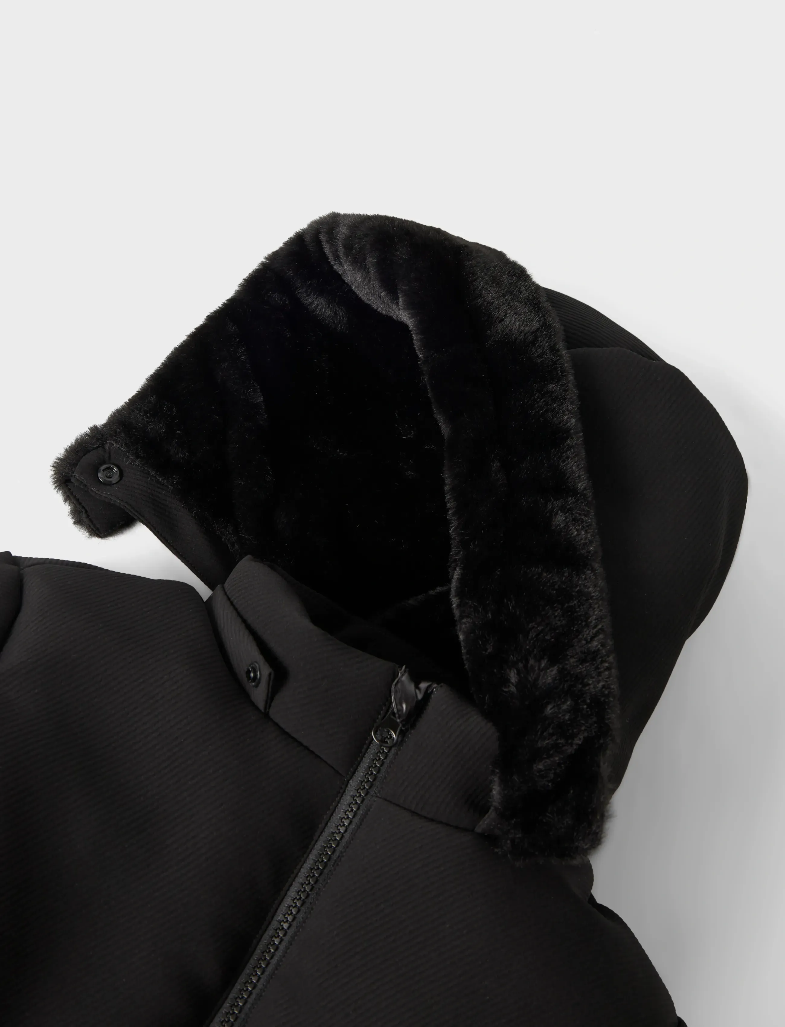 name it - NKFMAROL JACKET LONG1 - Üleriided - black - 3