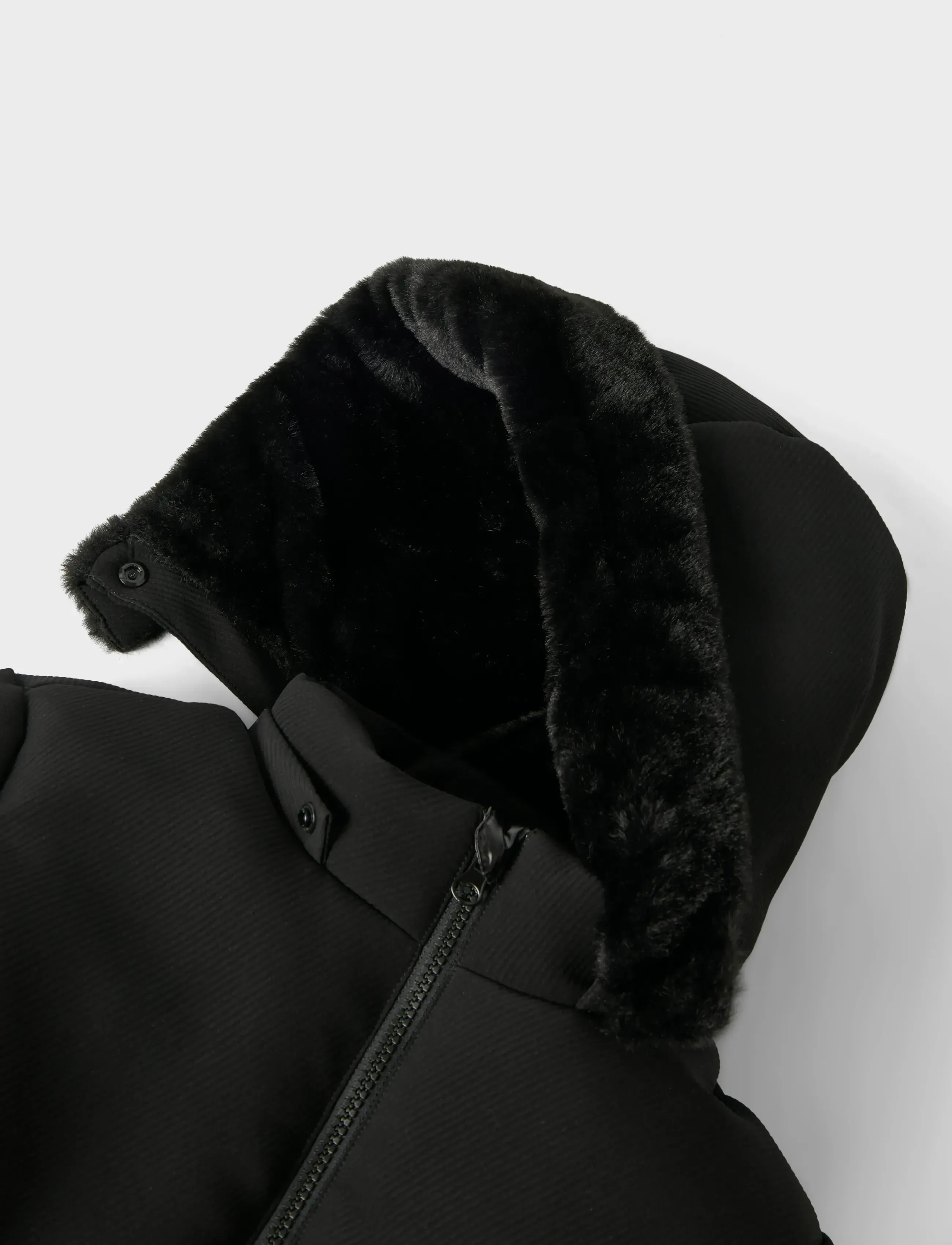 name it - NKFMAROL JACKET LONG1 - Üleriided - black - 5