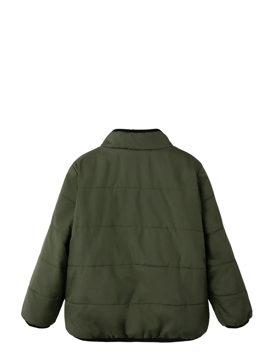 name it - NMMMAGNUS SHERPA JACKET REV - beetle - 4