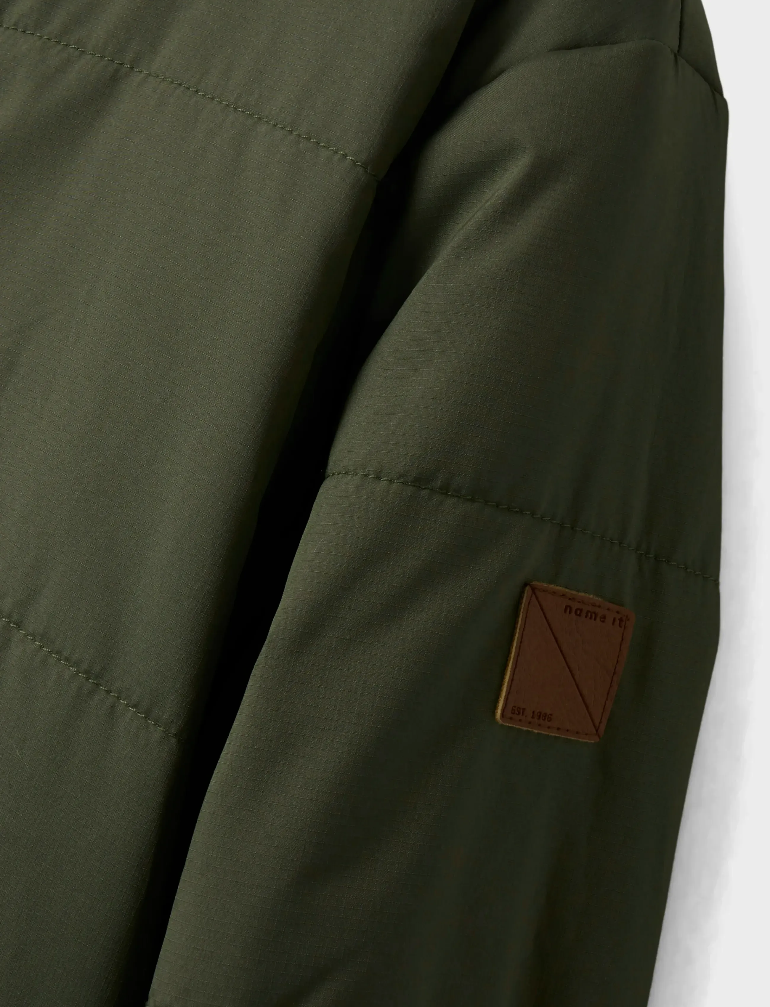 name it - NKMMAGNUS SHERPA JACKET REV - beetle - 5