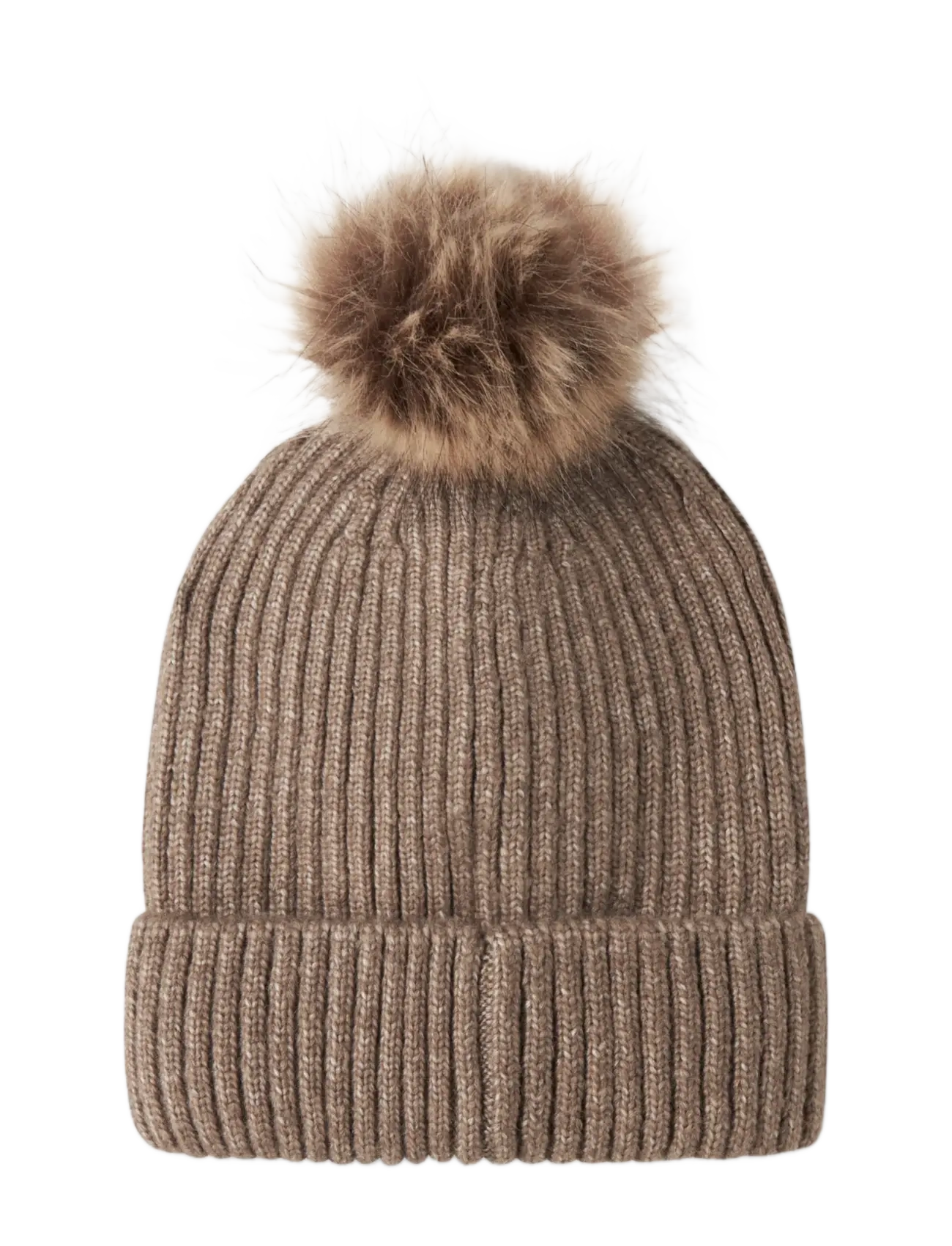 name it - NMNMORA KNIT HAT - beanies - walnut - 1