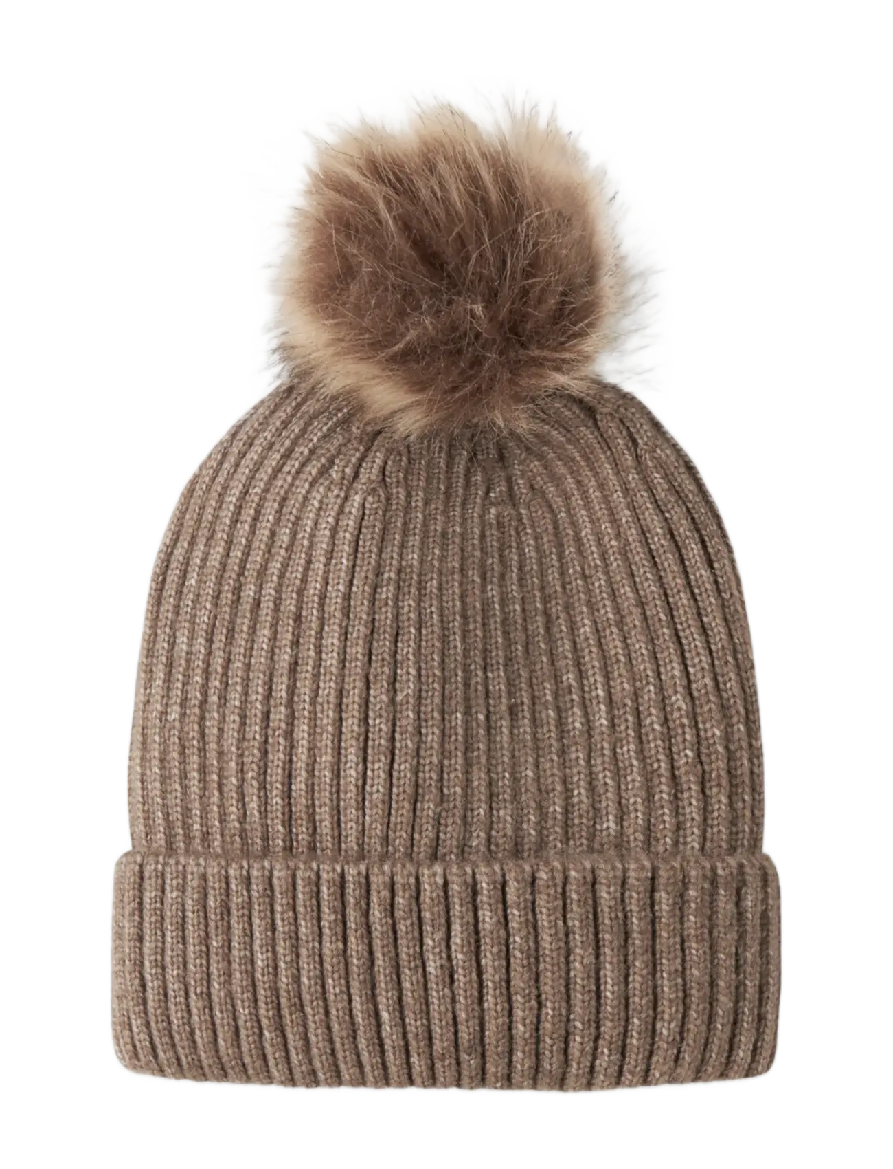 name it - NMNMORA KNIT HAT - beanies - walnut - 2