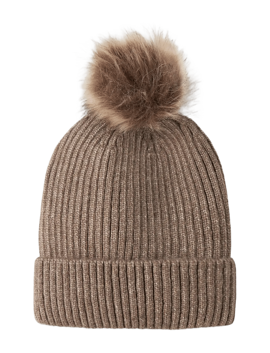 name it - NMNMORA KNIT HAT - beanies - walnut - 2