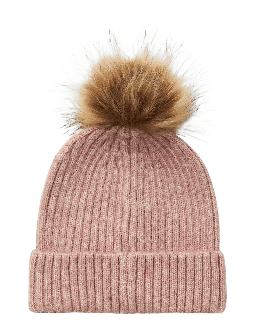 name it - NMNMORA KNIT HAT - beanies - woodrose - 2