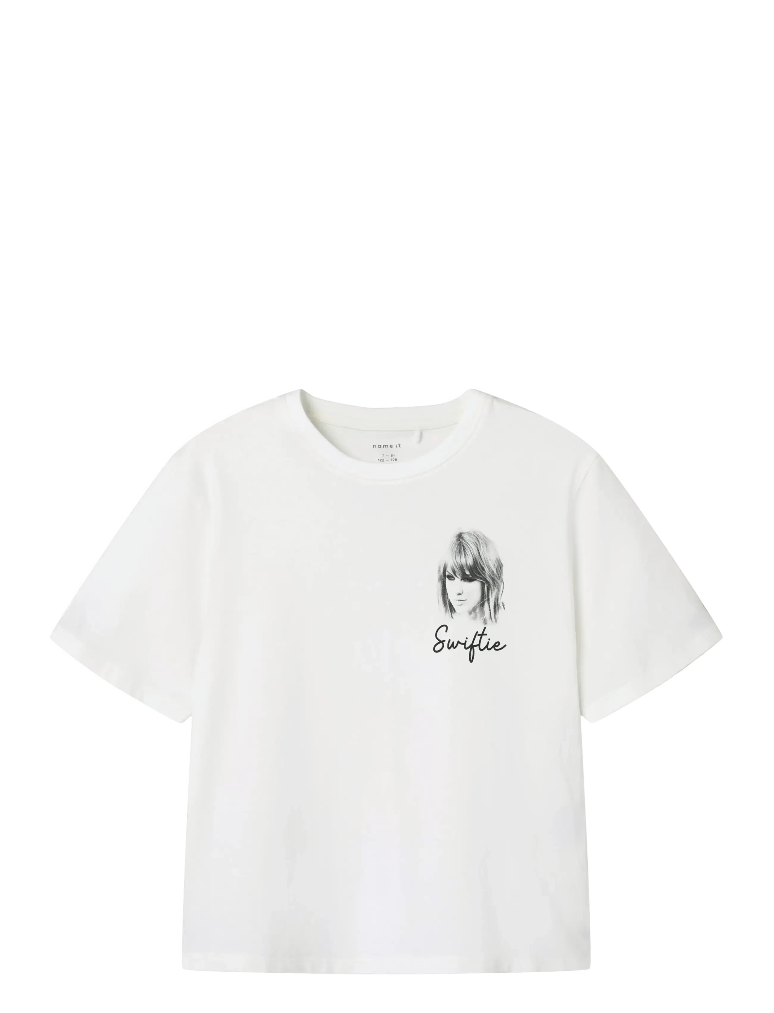 name it NKFFERN TSWIFT SS NREG TOP SKY - Overdele - BRIGHT WHITE / white