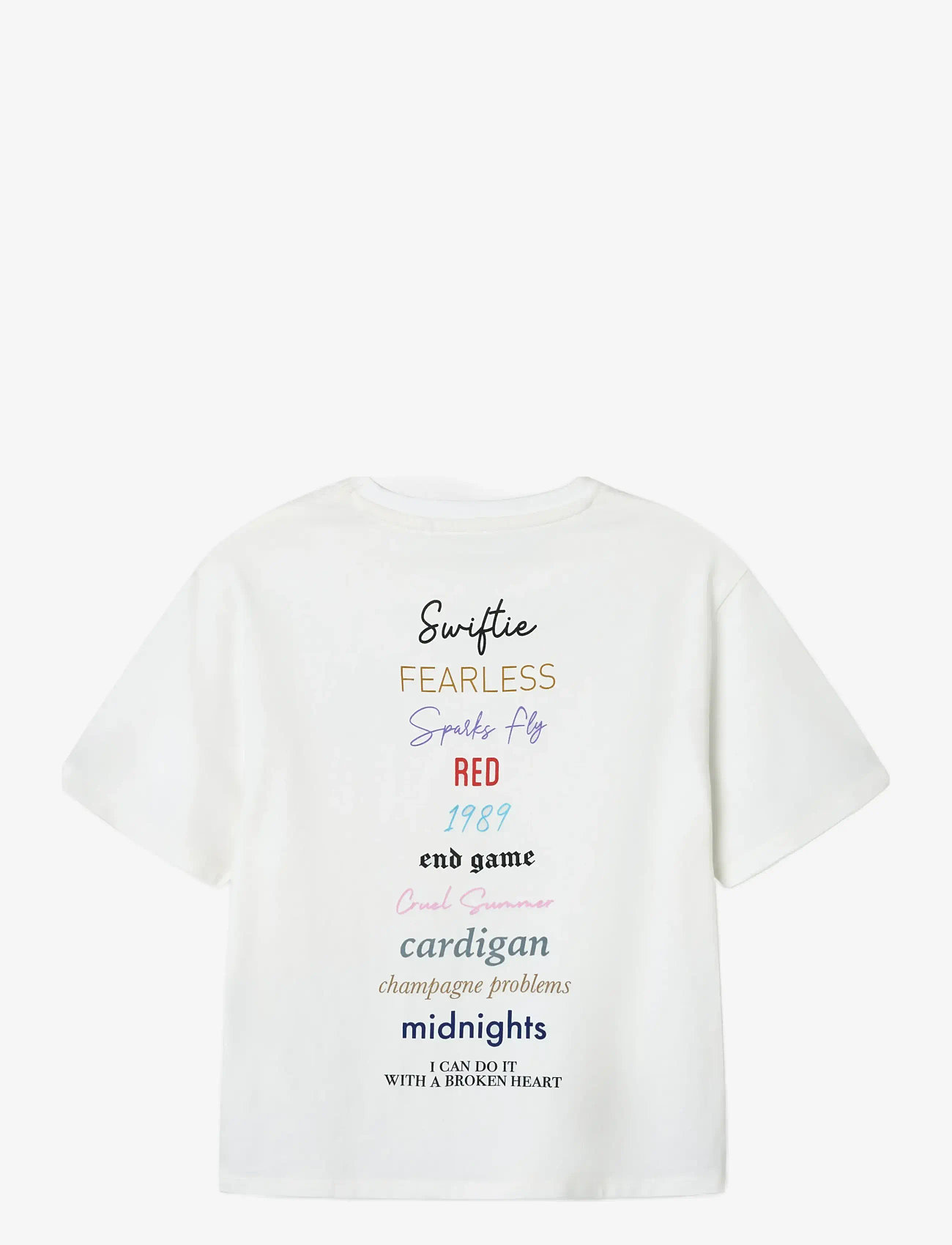 name it - NKFFERN TSWIFT SS NREG TOP SKY - lühikeste varrukatega t-särgid - bright white - 2