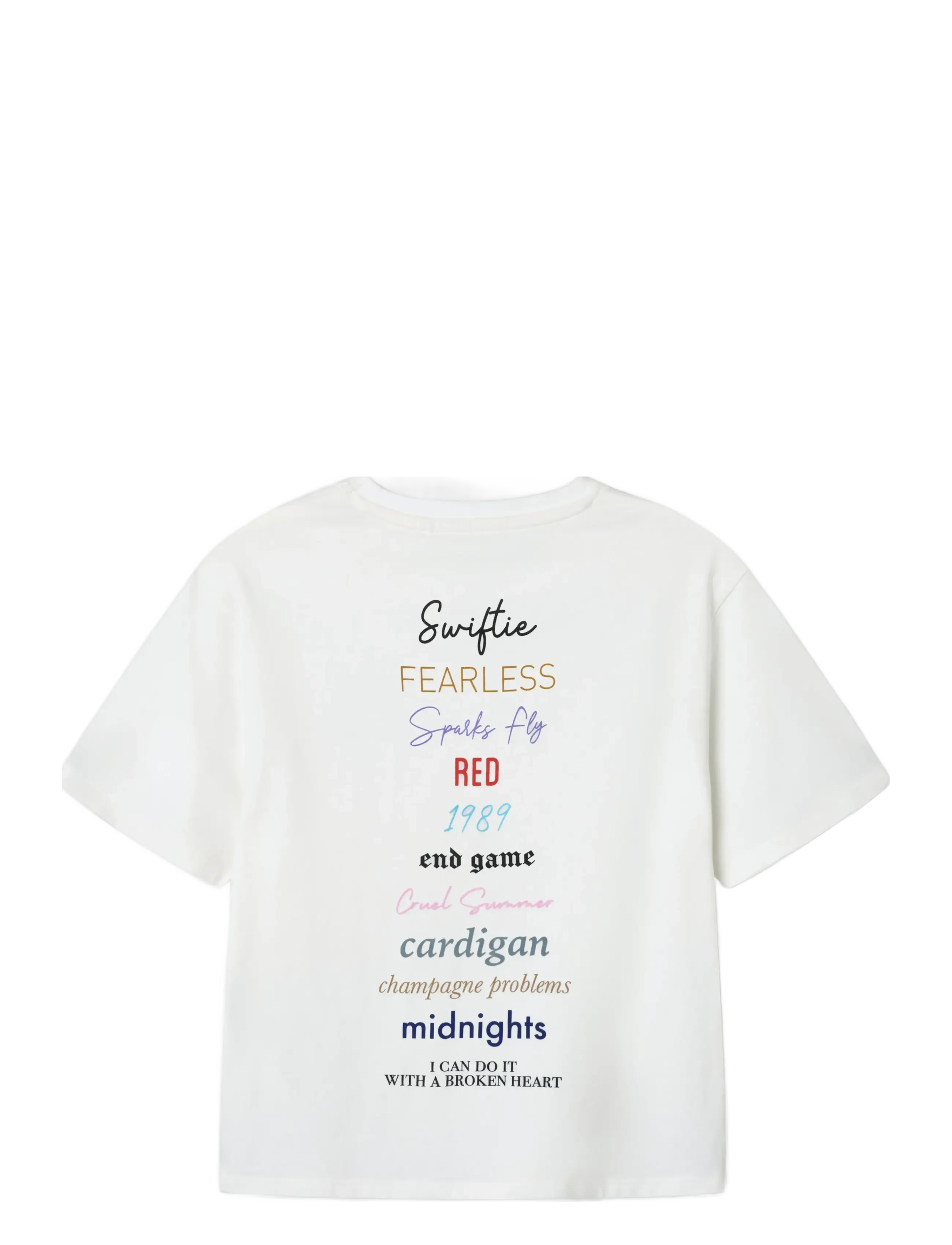 name it - NKFFERN TSWIFT SS NREG TOP SKY - kortermede t-skjorter - bright white - 2