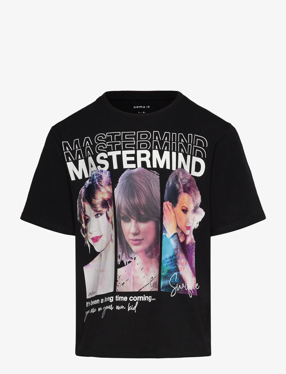 name it - Celebrity ICONs SS NREG TOP SKY - kurzärmelige - black - 0
