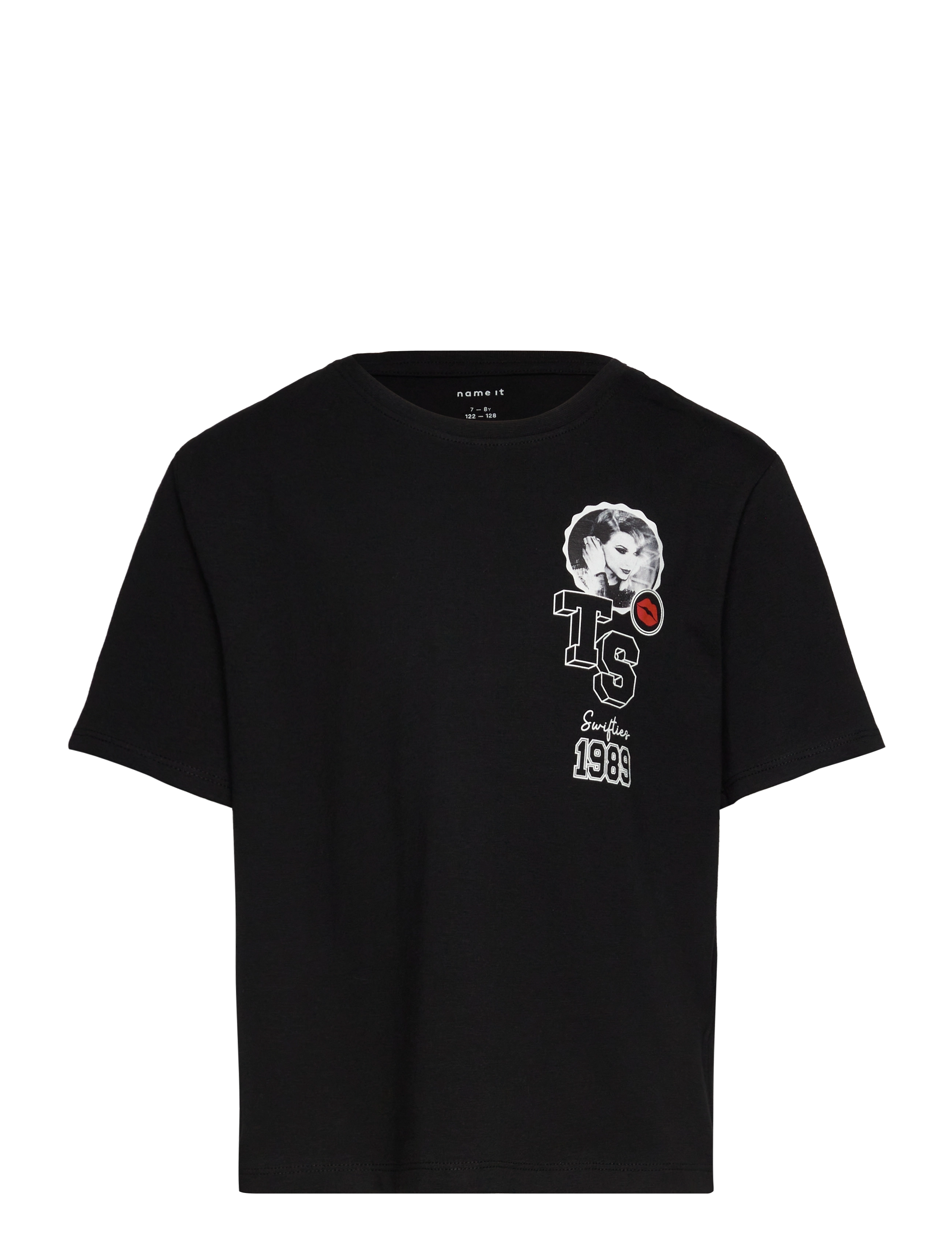 name it NKFFEYRE TSWIFT SS NREG TOP SKY - Overdele - BLACK / black