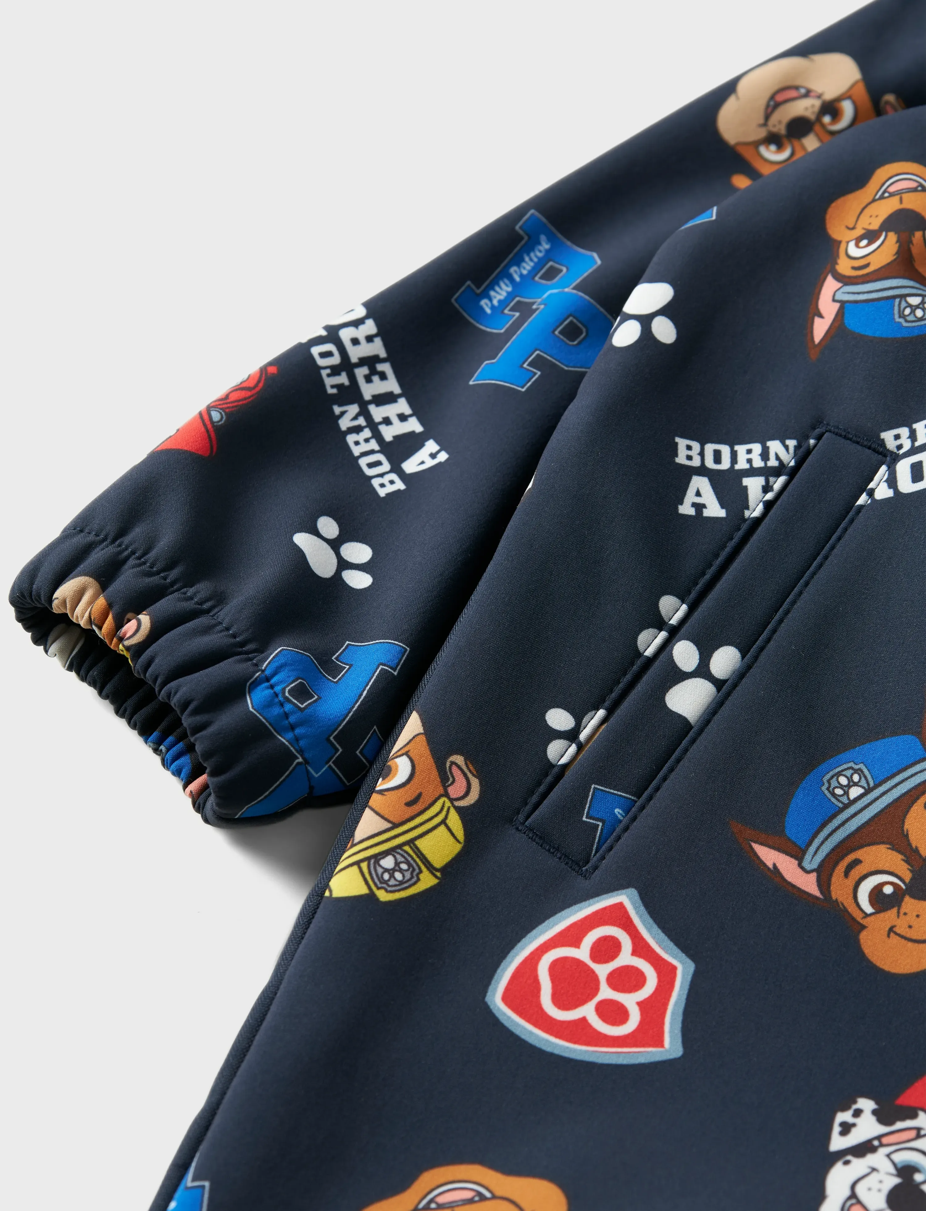 name it - NMMALFA08 PAWPATROL SOFTSHELL NOOS CPLG - navy blazer - 4
