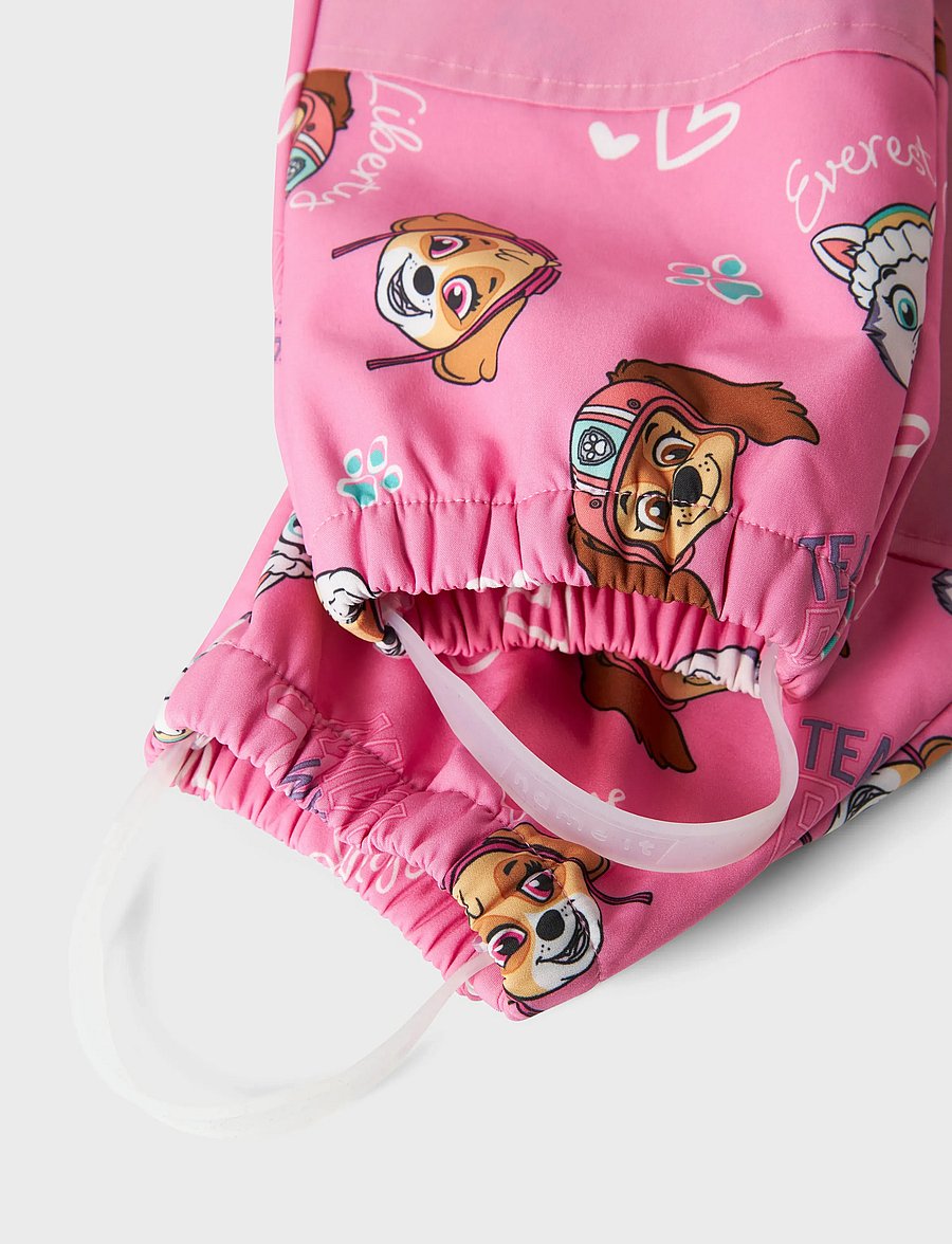 name it - NMFALFA08 PAWPATROL SOFTSHELL NOOS CPLG - pink cosmos - 0