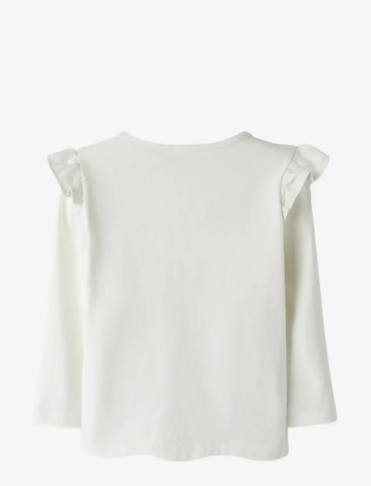 name it - NMFANNA PEPPA LS TOP BOX CPLG - długi rękaw - cloud dancer - 1