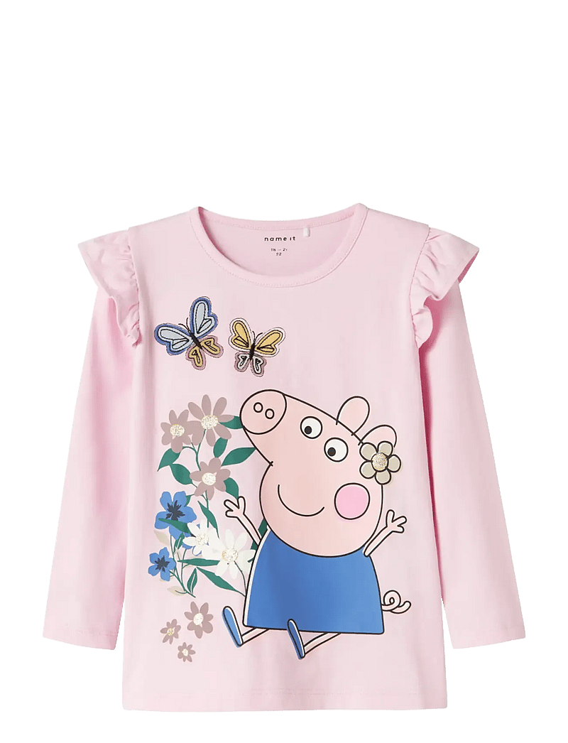 name it - NMFANNA PEPPA LS TOP BOX CPLG - langærmede t-shirts - sweet dreams - 1