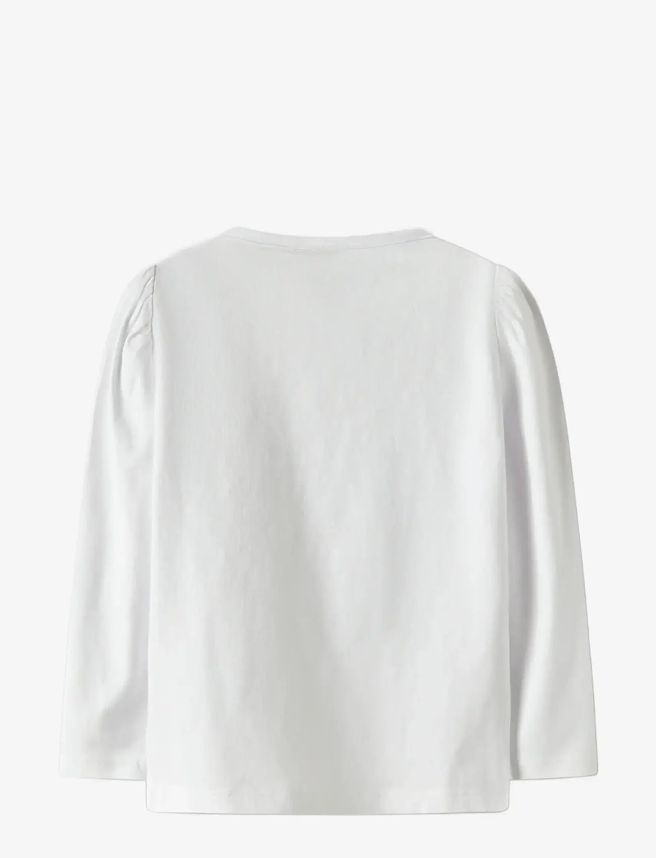 name it - NMFARNA STITCH LS TOP BOX WDI - pikkade varrukatega t-särgid - cloud dancer - 2
