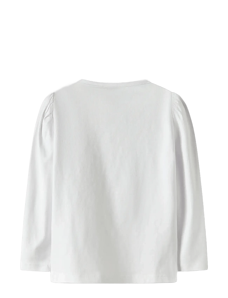 name it - NMFARNA STITCH LS TOP BOX WDI - pikkade varrukatega t-särgid - cloud dancer - 2
