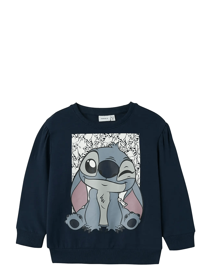 name it - NMFARINA STITCH SWEAT BRU WDI - sweatshirts - navy blazer - 1