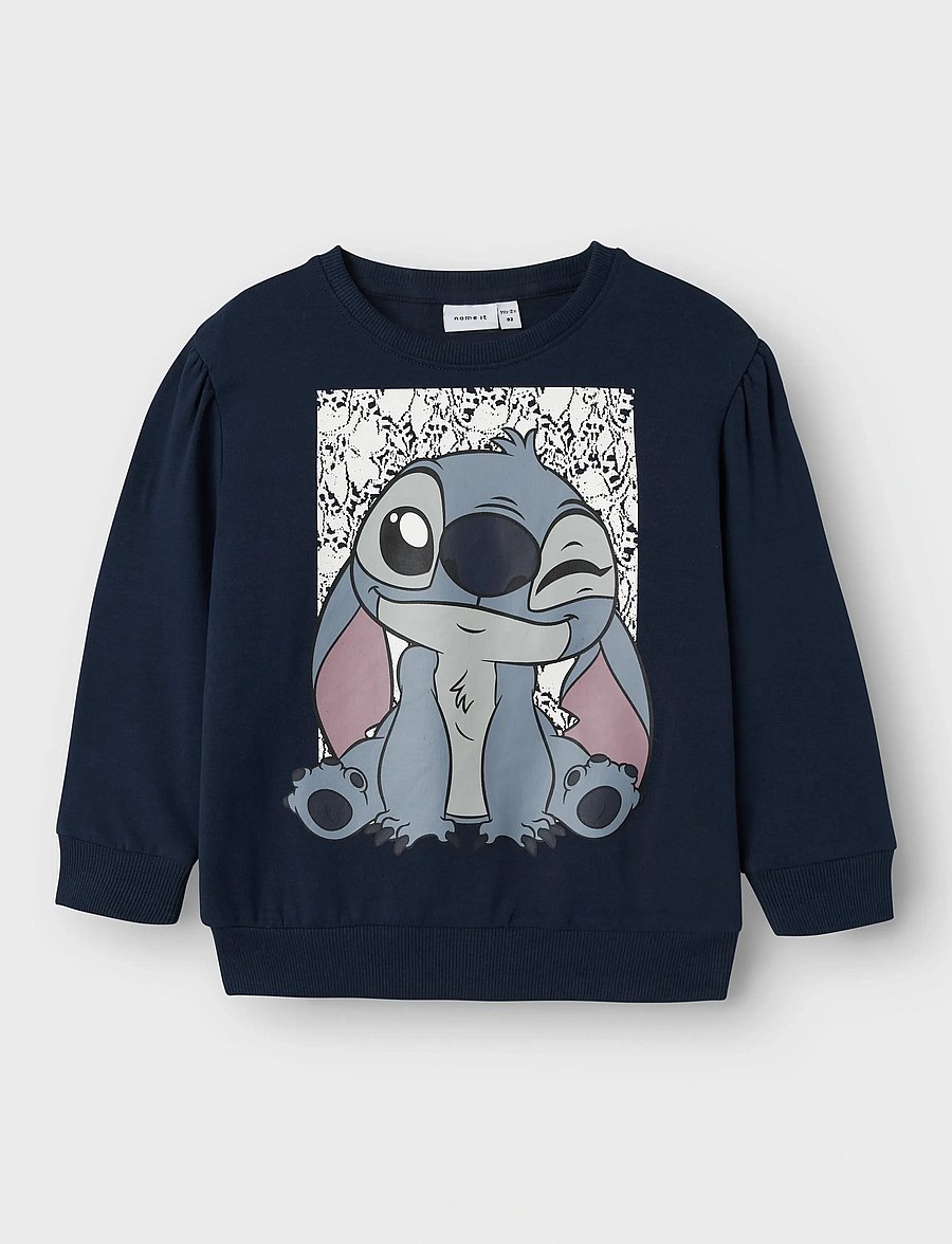 name it - NMFARINA STITCH SWEAT BRU WDI - sweatshirts - navy blazer - 0