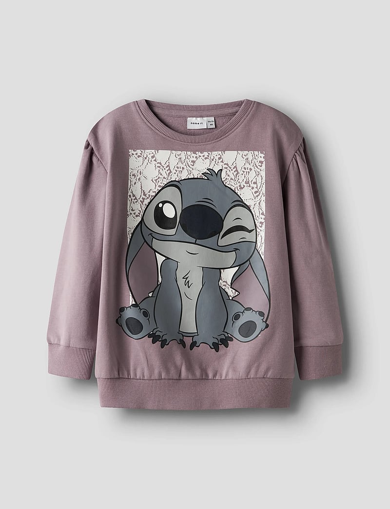 name it - NMFARINA STITCH SWEAT BRU WDI - sweat-shirt - toadstool - 0