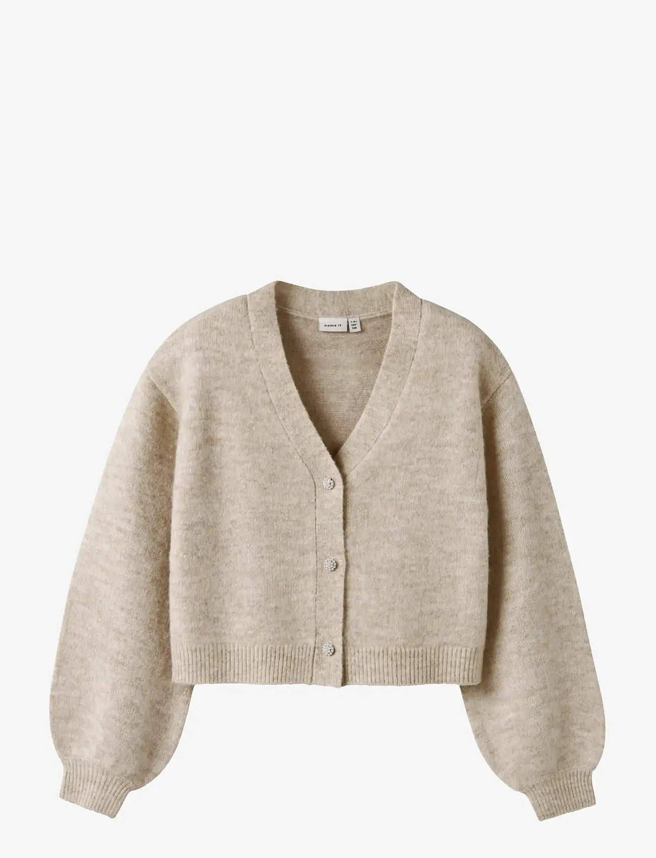 name it - NKFNINA KNIT CARD - susegamieji megztiniai - peyote melange - 1
