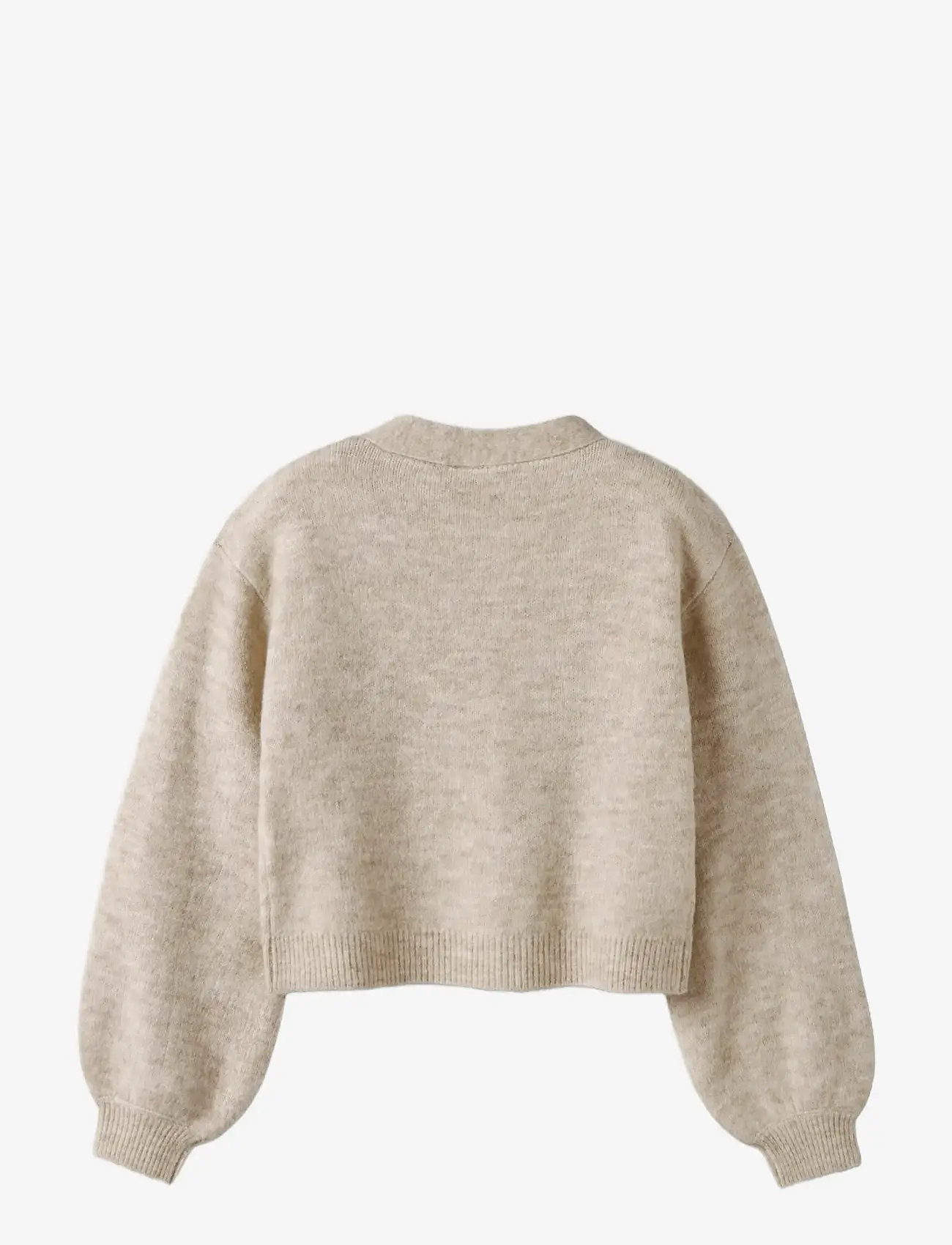 name it - NKFNINA KNIT CARD - susegamieji megztiniai - peyote melange - 2